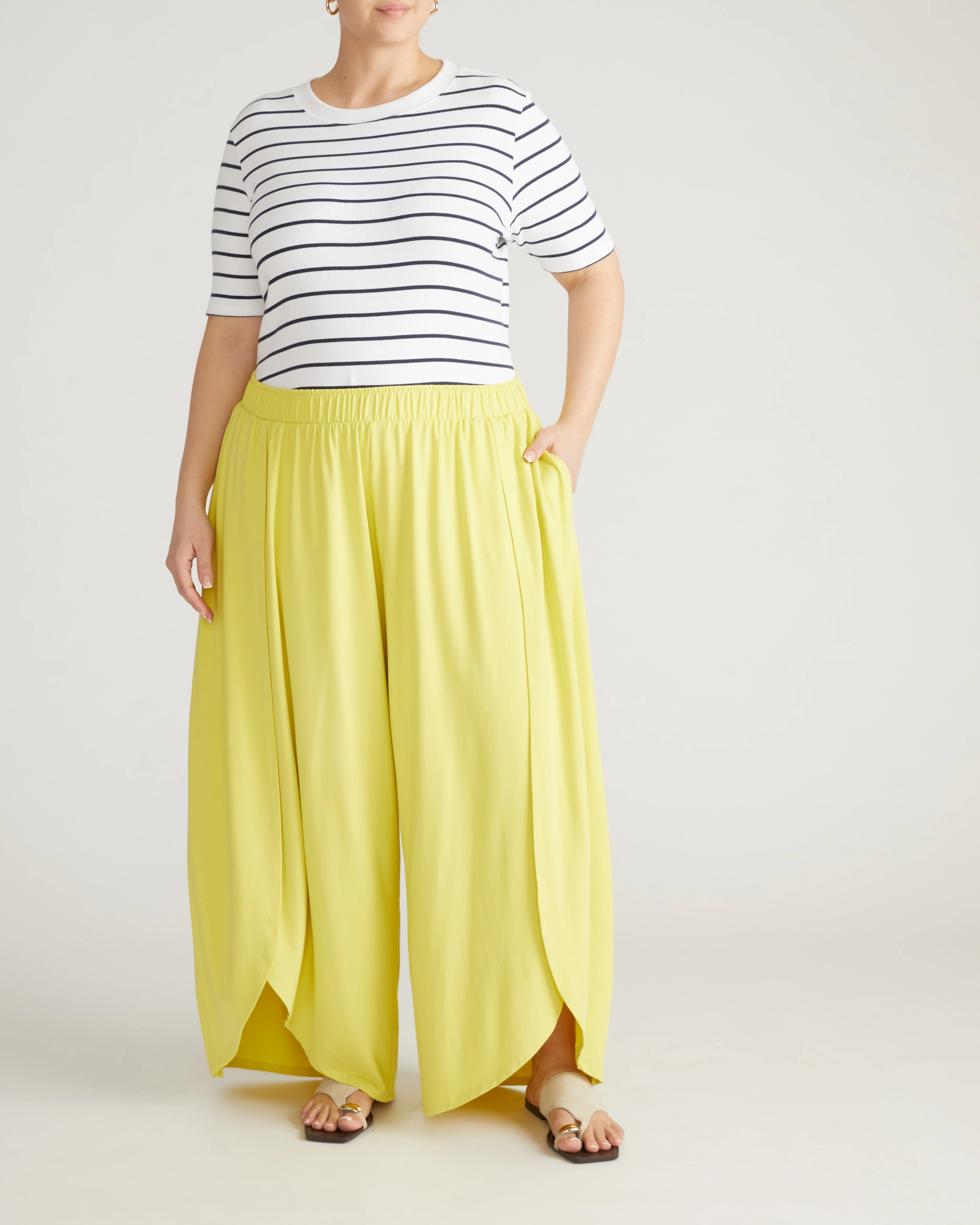 Rey Divine Jersey Pull-On Pants - Pomelo - Image 3