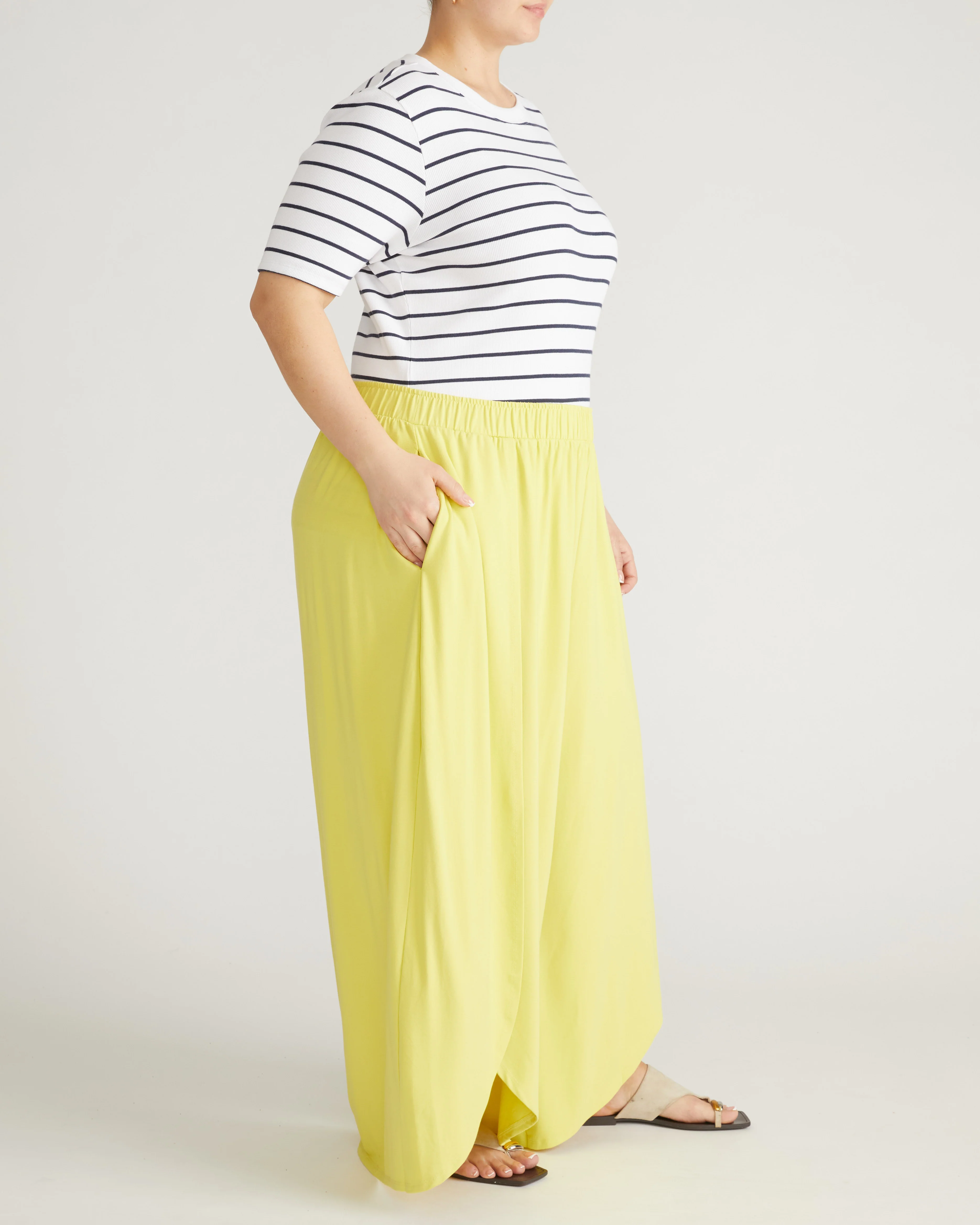 Rey Divine Jersey Pull-On Pants - Pomelo - Image 4