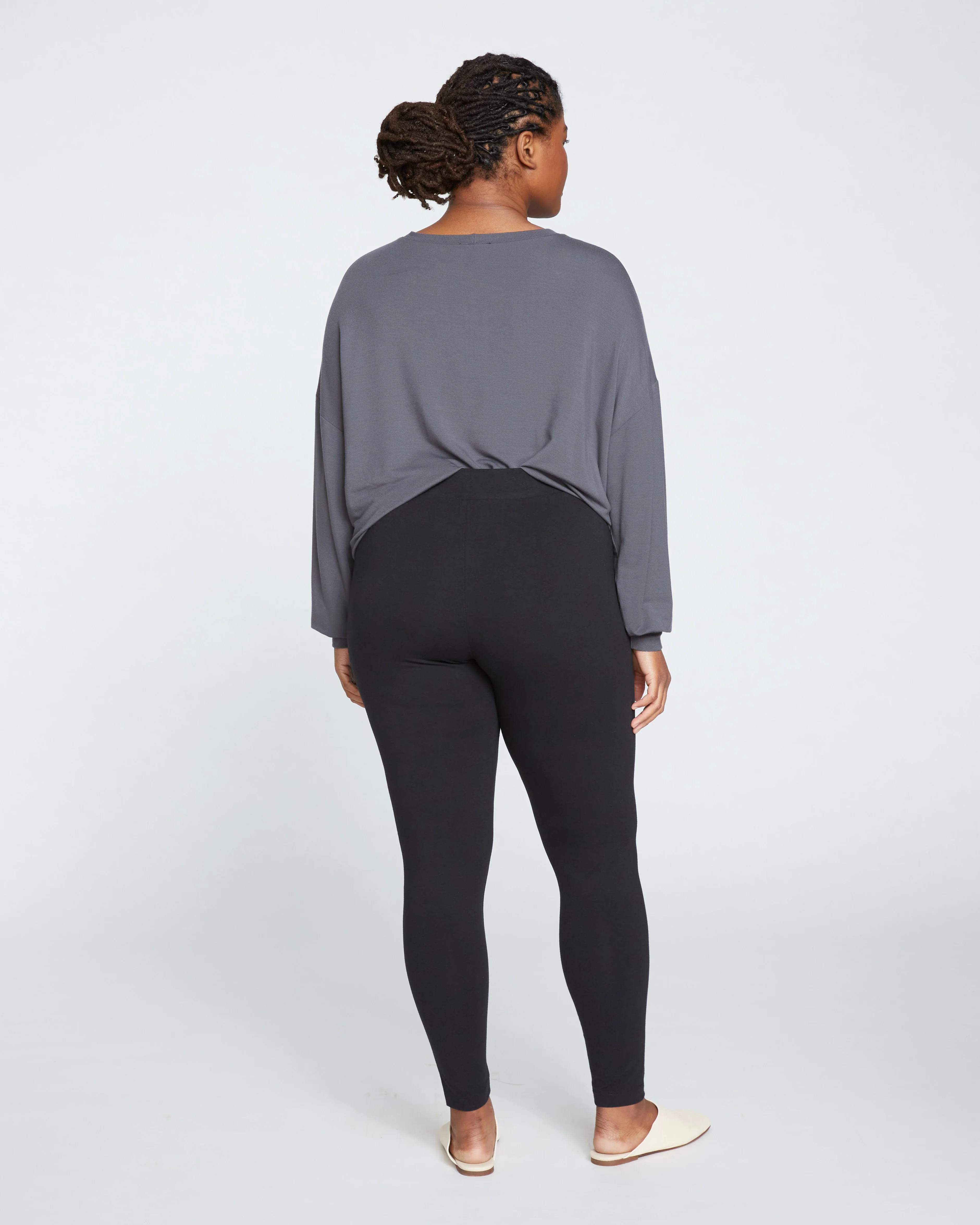 Roya Leggings 27 Inch - Black - Image 5