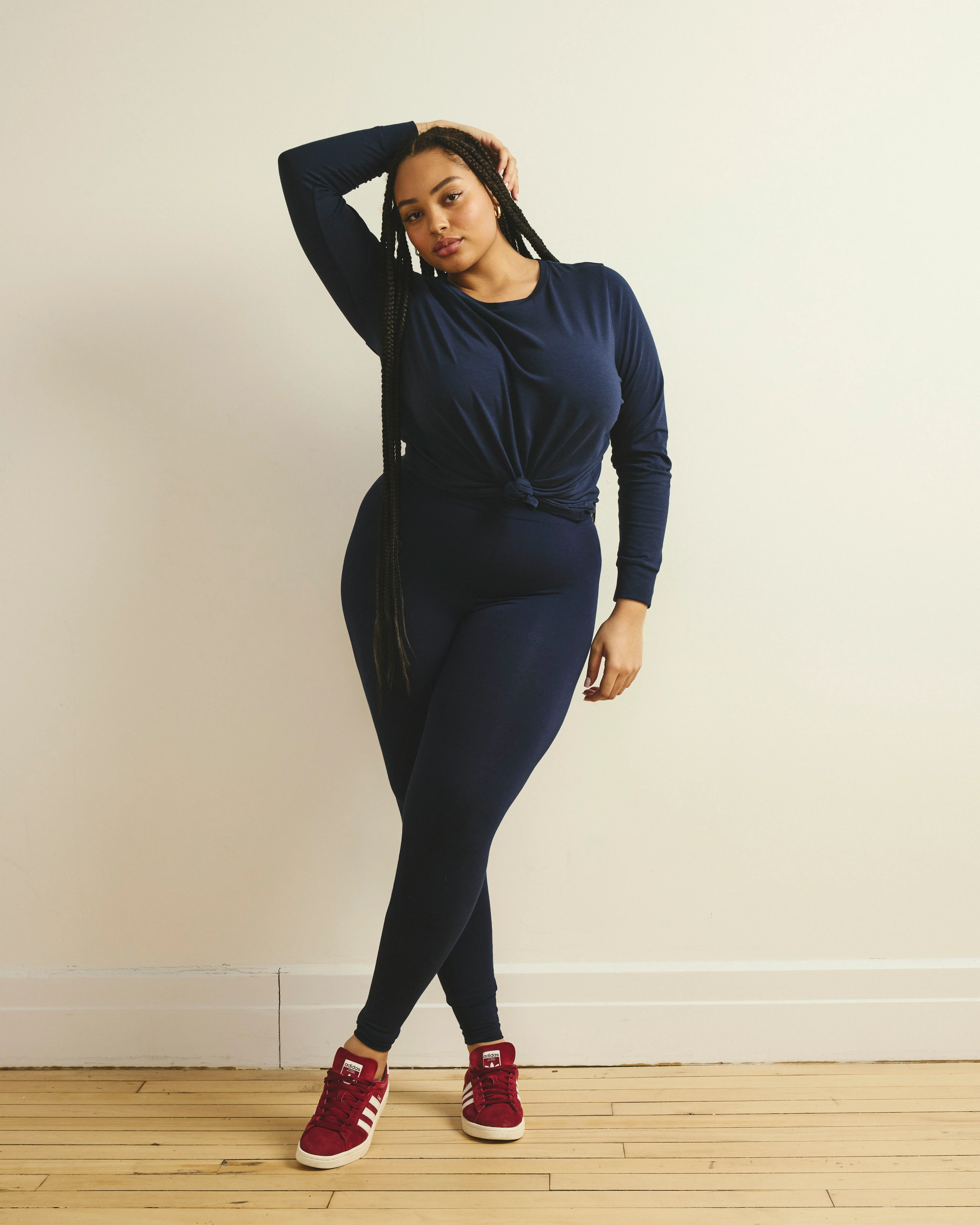 Roya Leggings 27 Inch - Midnight - Image 7