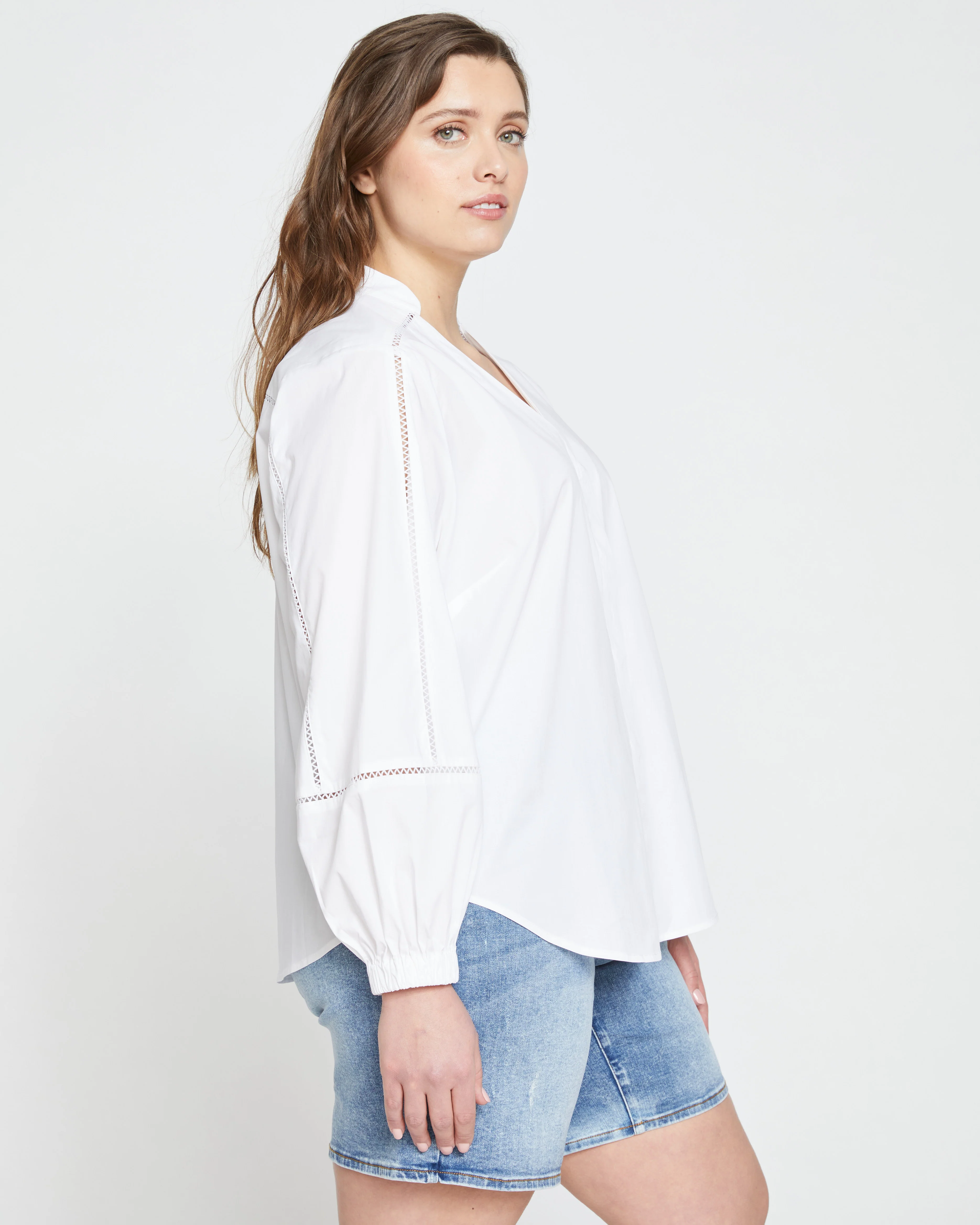 Saint-Honore Poplin Blouse - White - Image 6