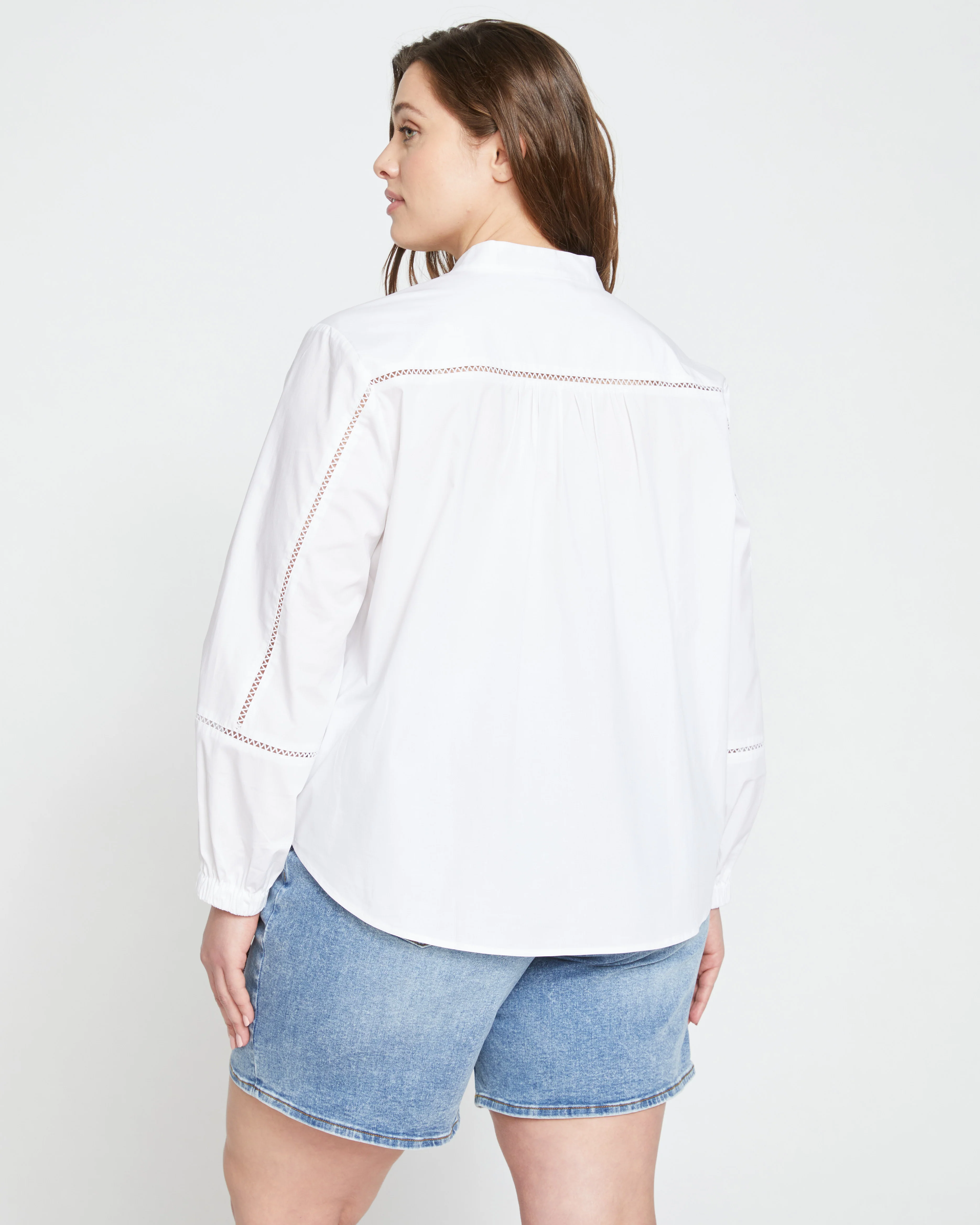 Saint-Honore Poplin Blouse - White - Image 7