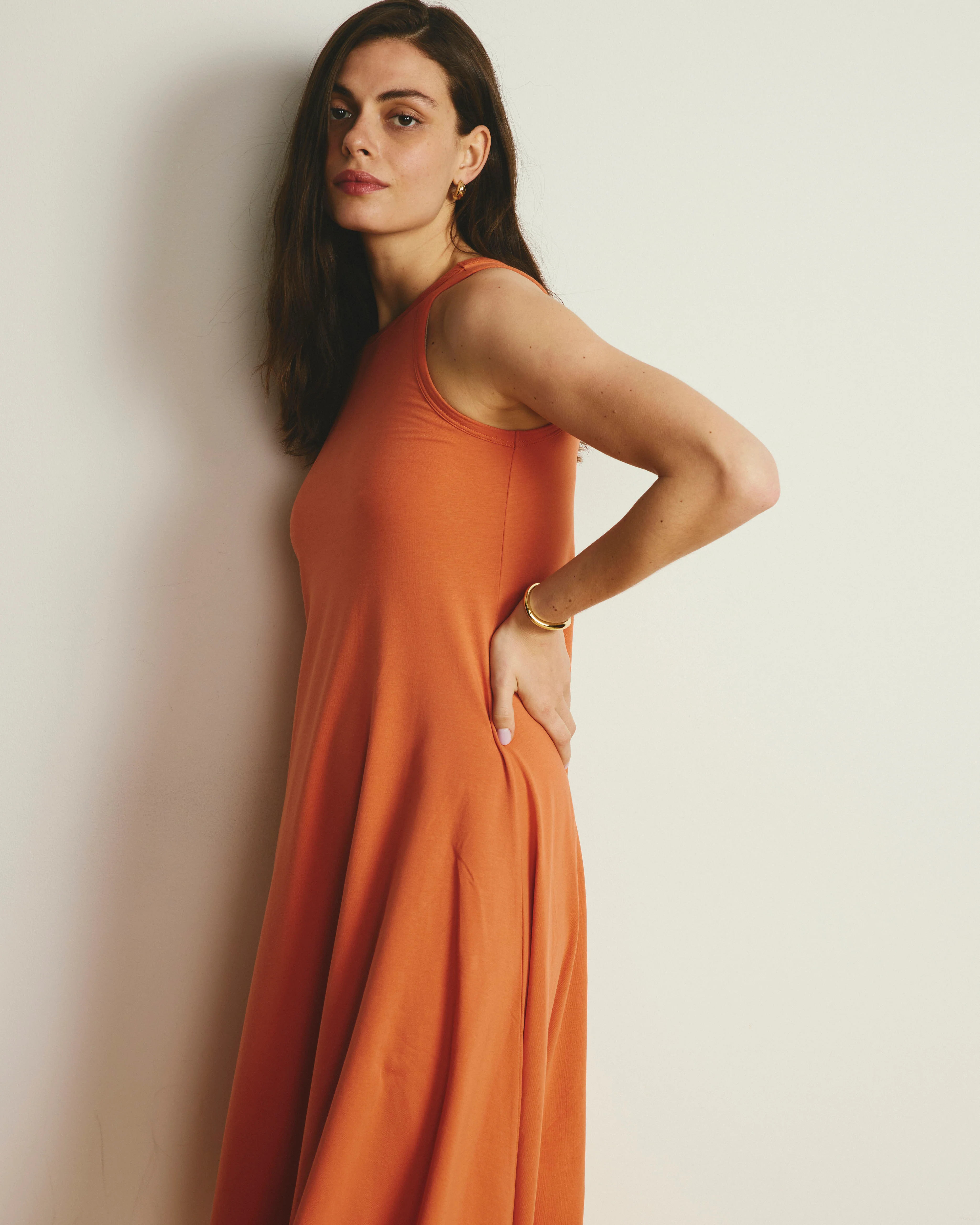 Sardinia Tank Dress - Italian Orange - Image 4
