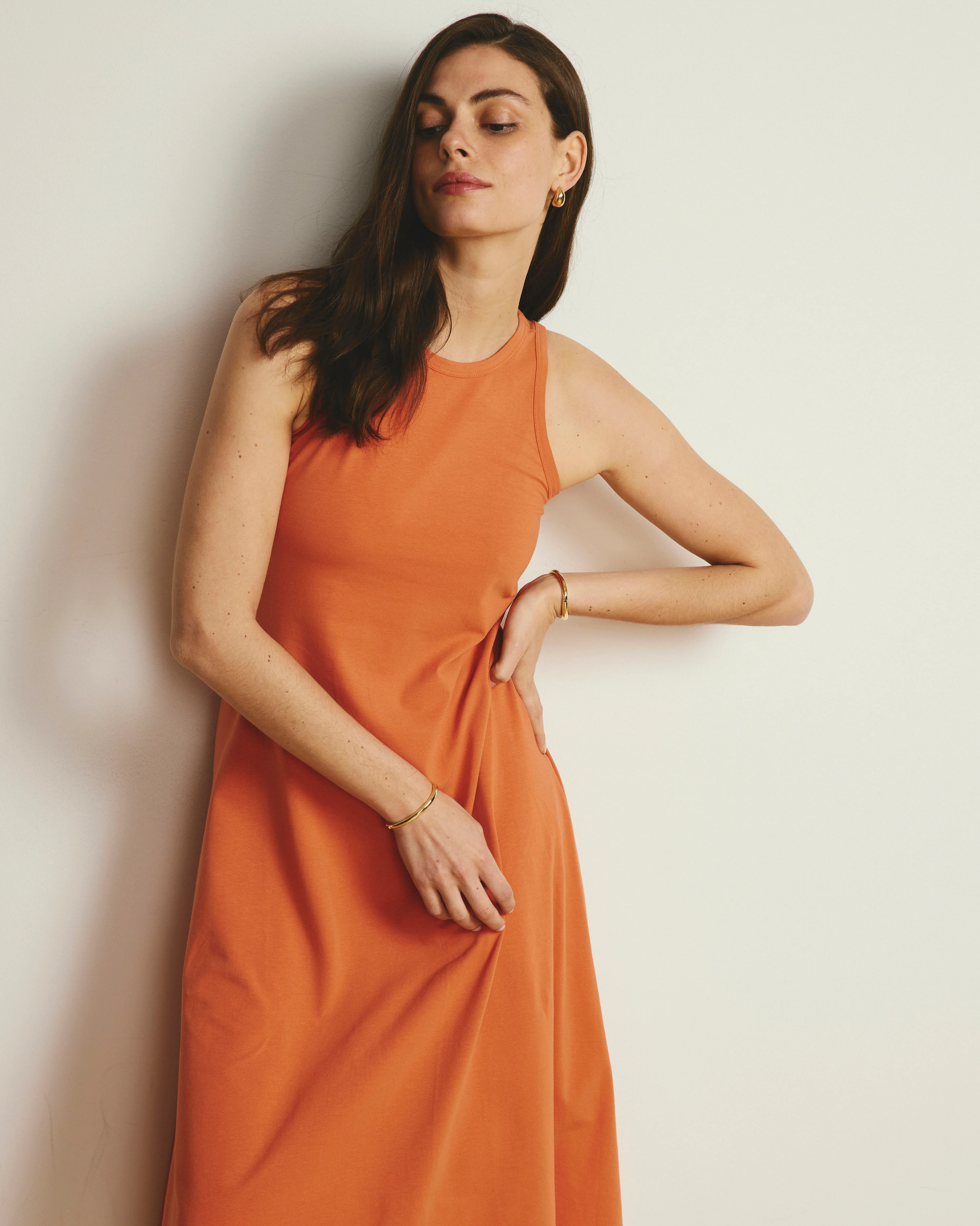 Sardinia Tank Dress - Italian Orange - Image 5