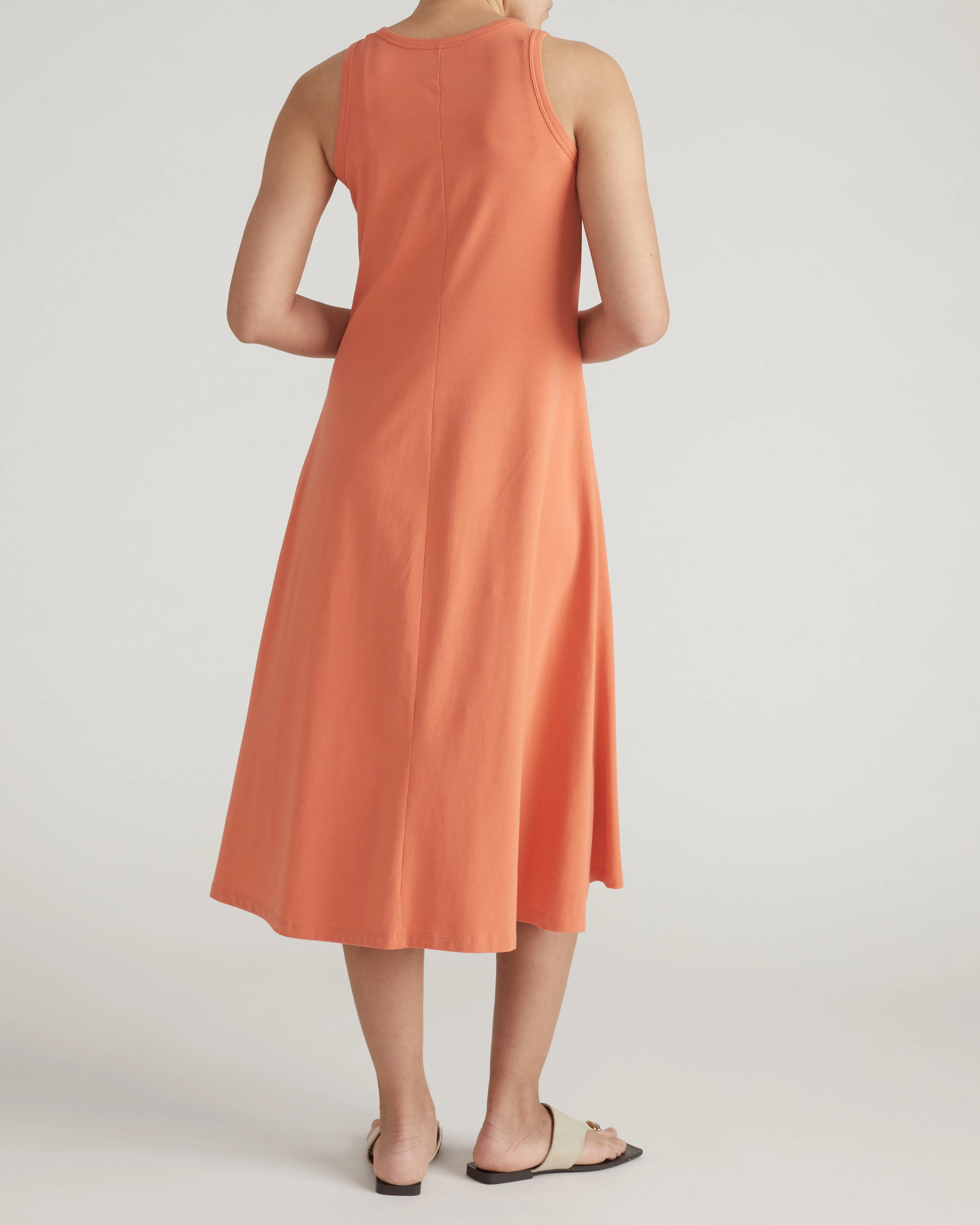 Sardinia Tank Dress - Italian Orange - Image 8