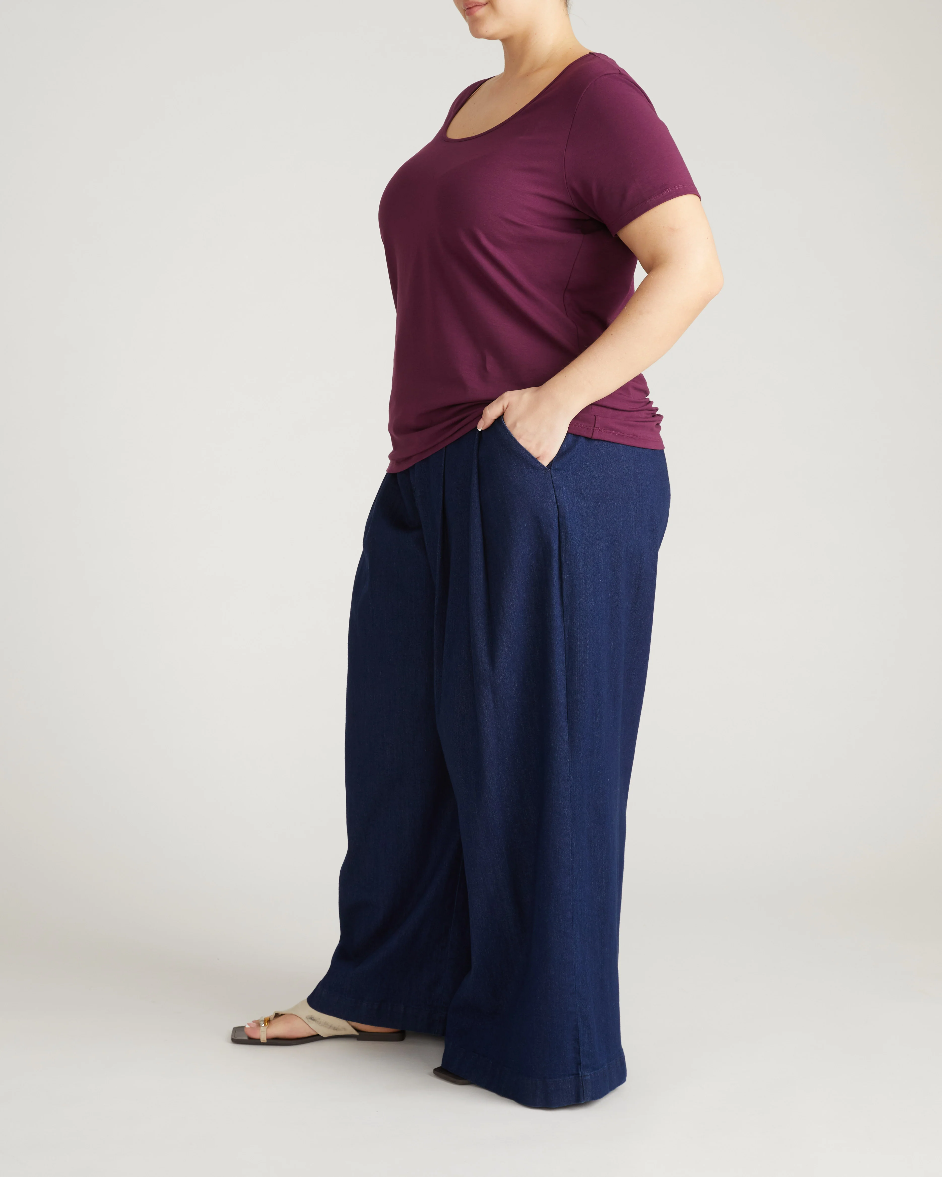 Scoop Neck Tee - Gamay - Image 3