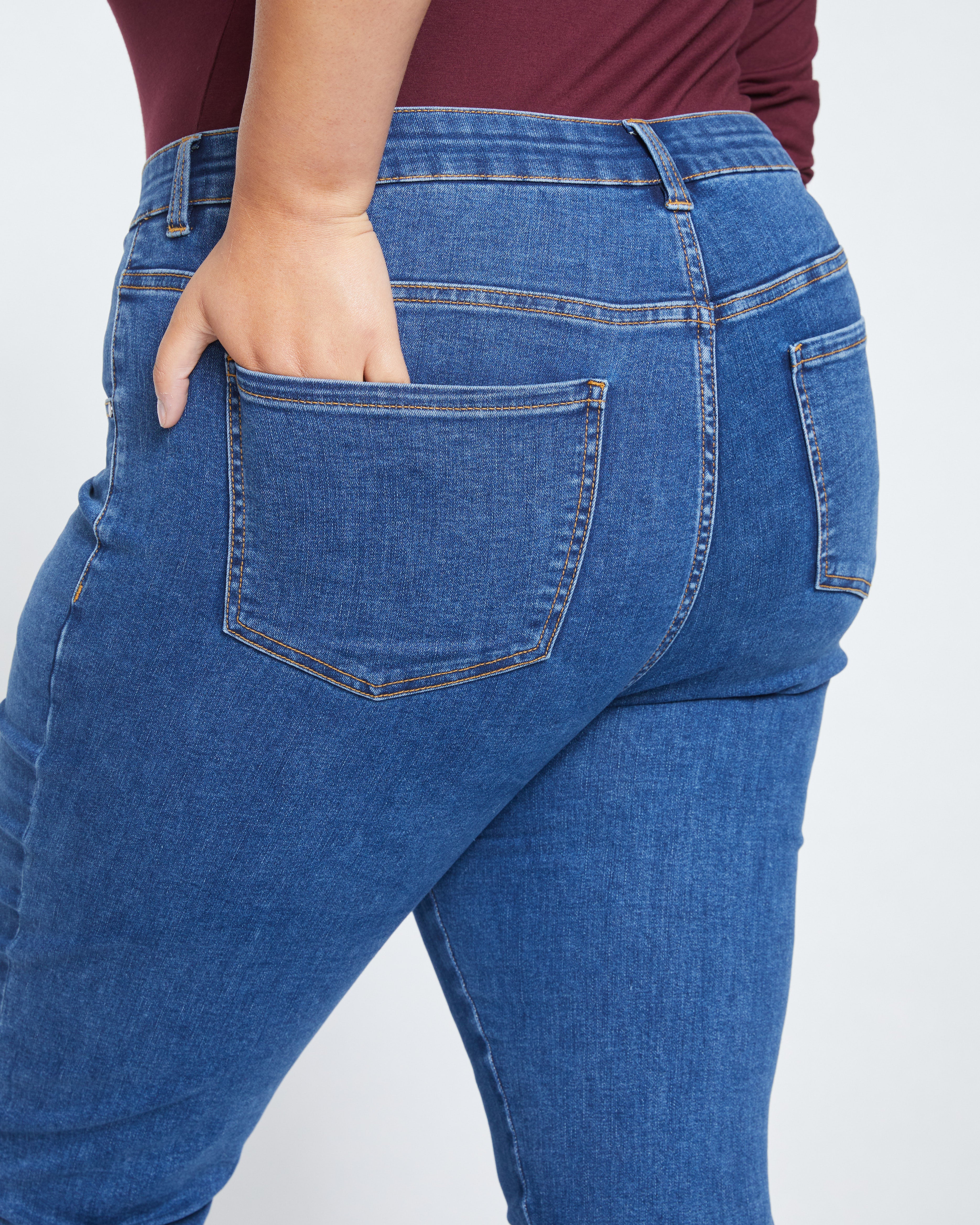 Seine High Rise Skinny Jeans 30 Inch - Odeon Blue - Image 2