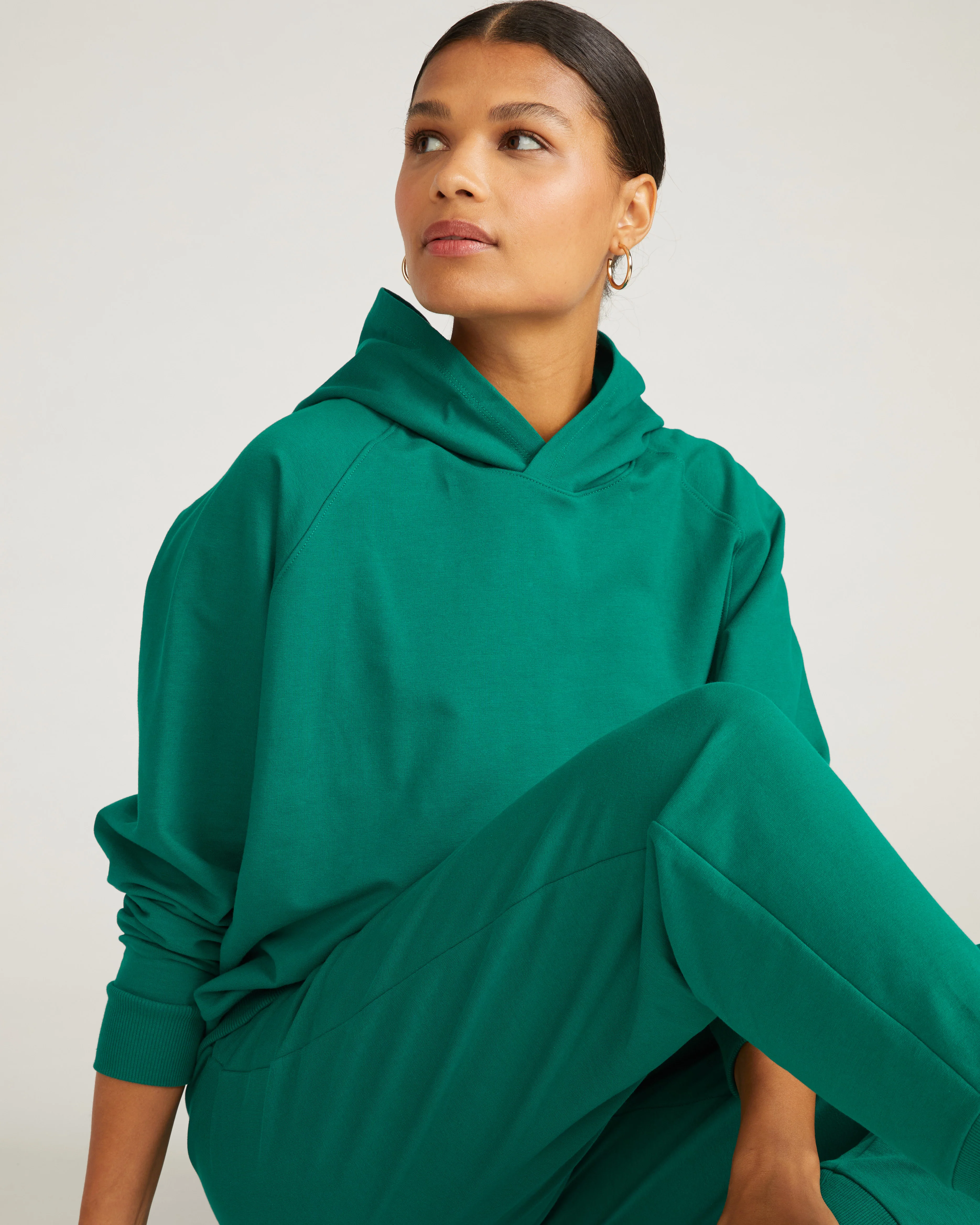 Selma French Terry Jogger - Aventurine - Image 2