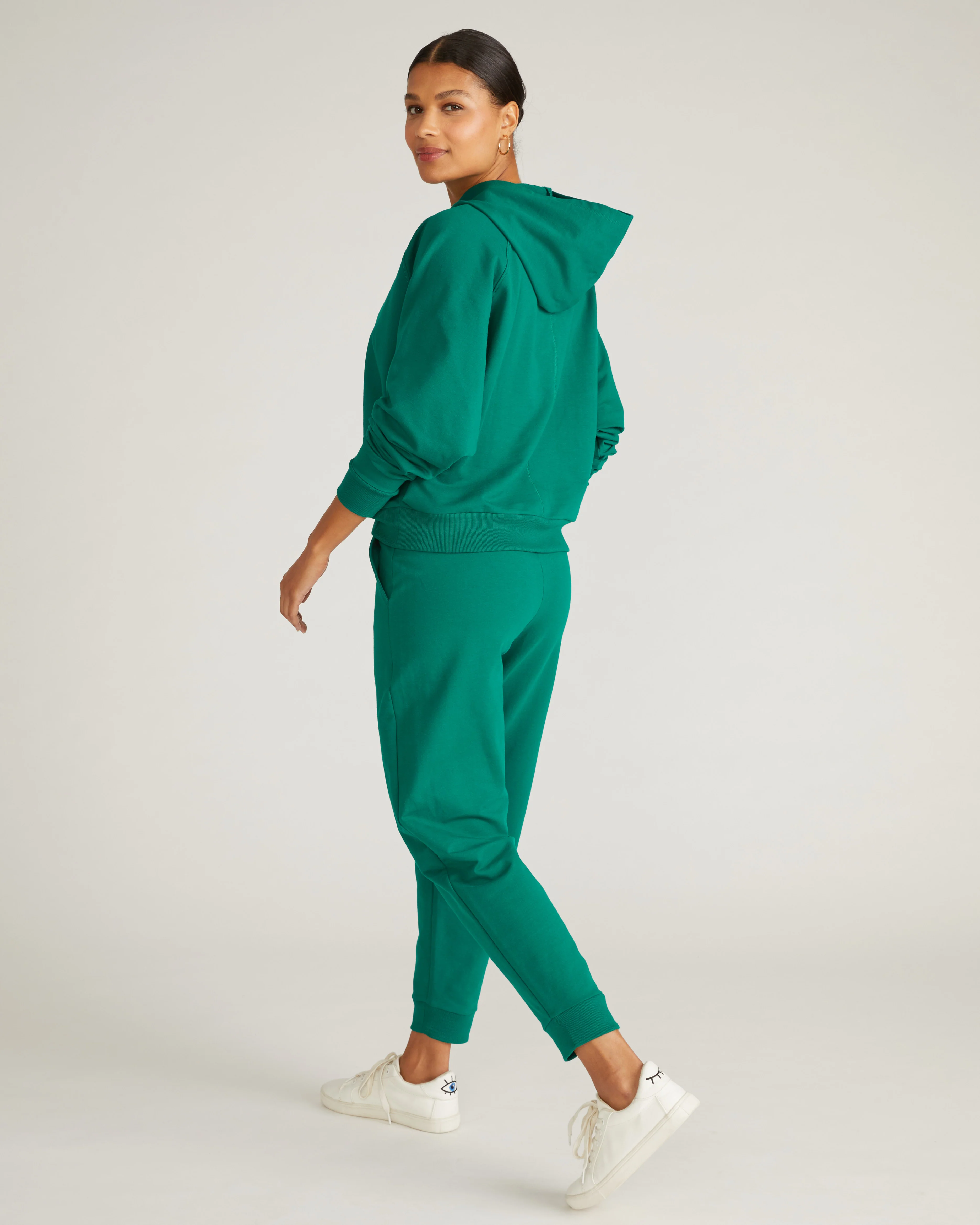 Selma French Terry Jogger - Aventurine - Image 3