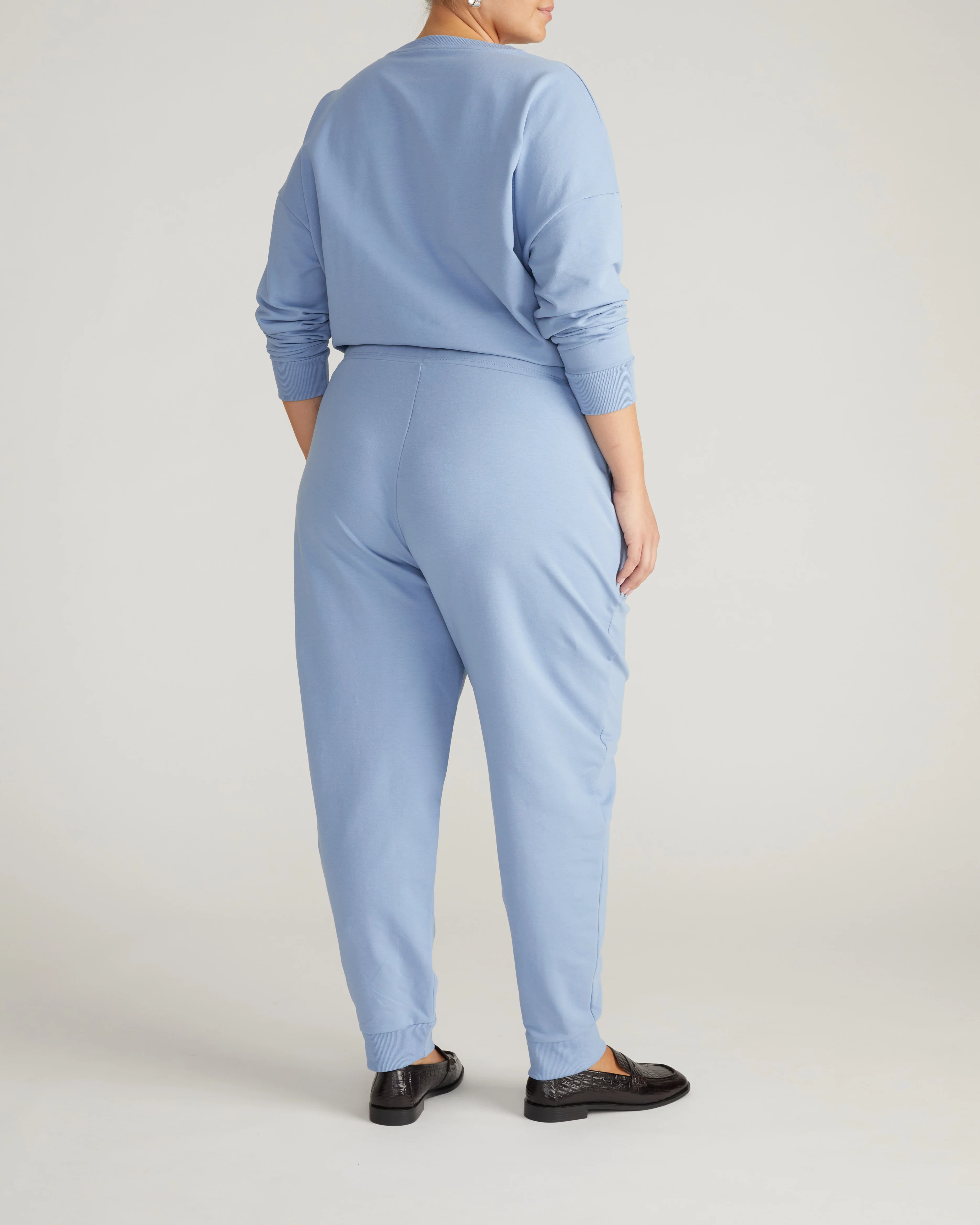 Selma French Terry Jogger - Graceful Blue - Image 6