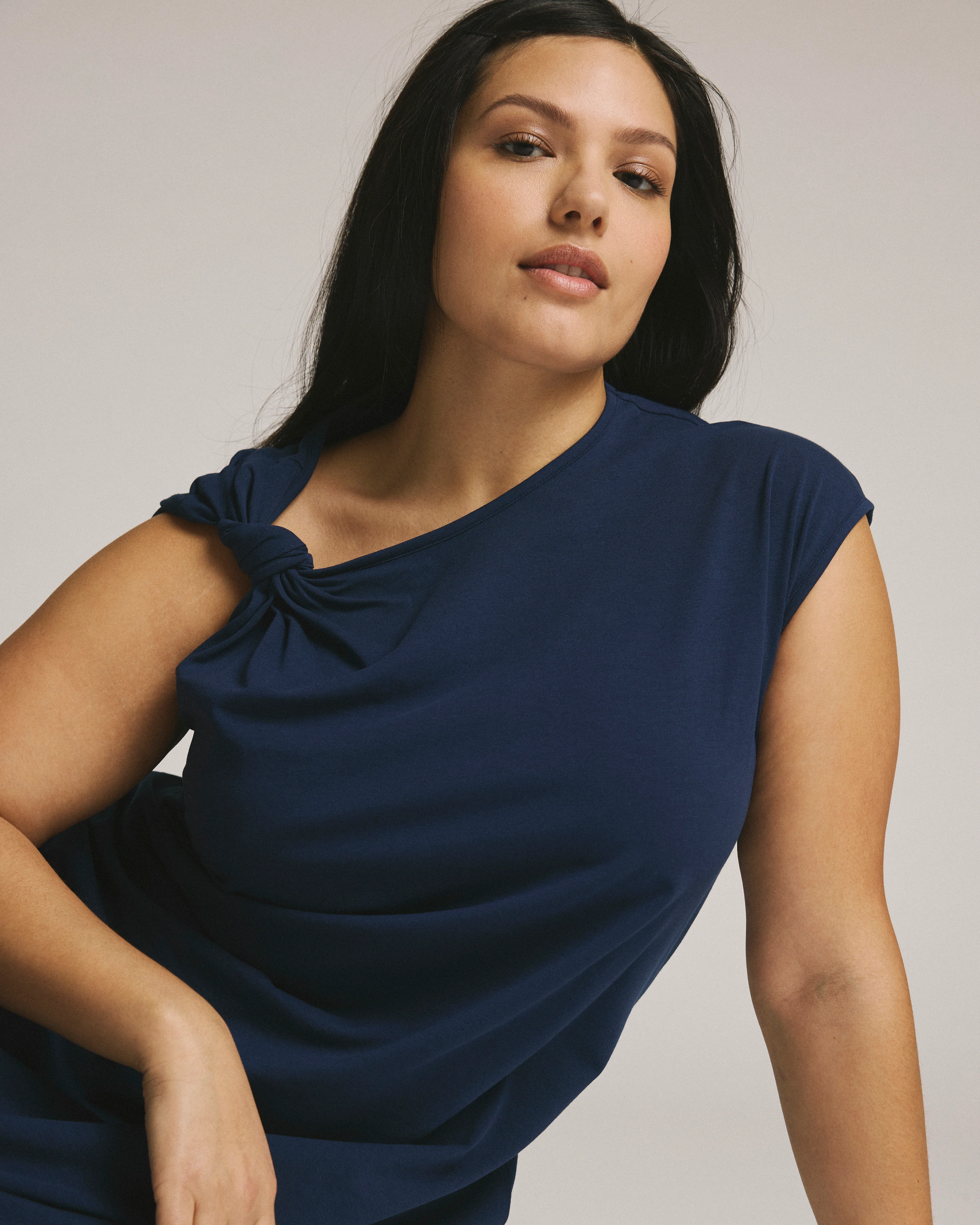 Shoulder Knot Dress - Cenote - Image 2