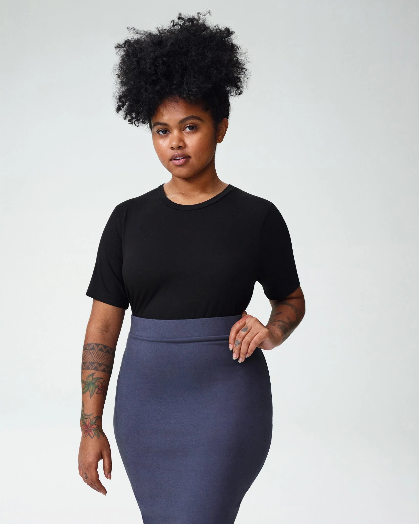 Signature Petite Tee Rex - Black - Image 2