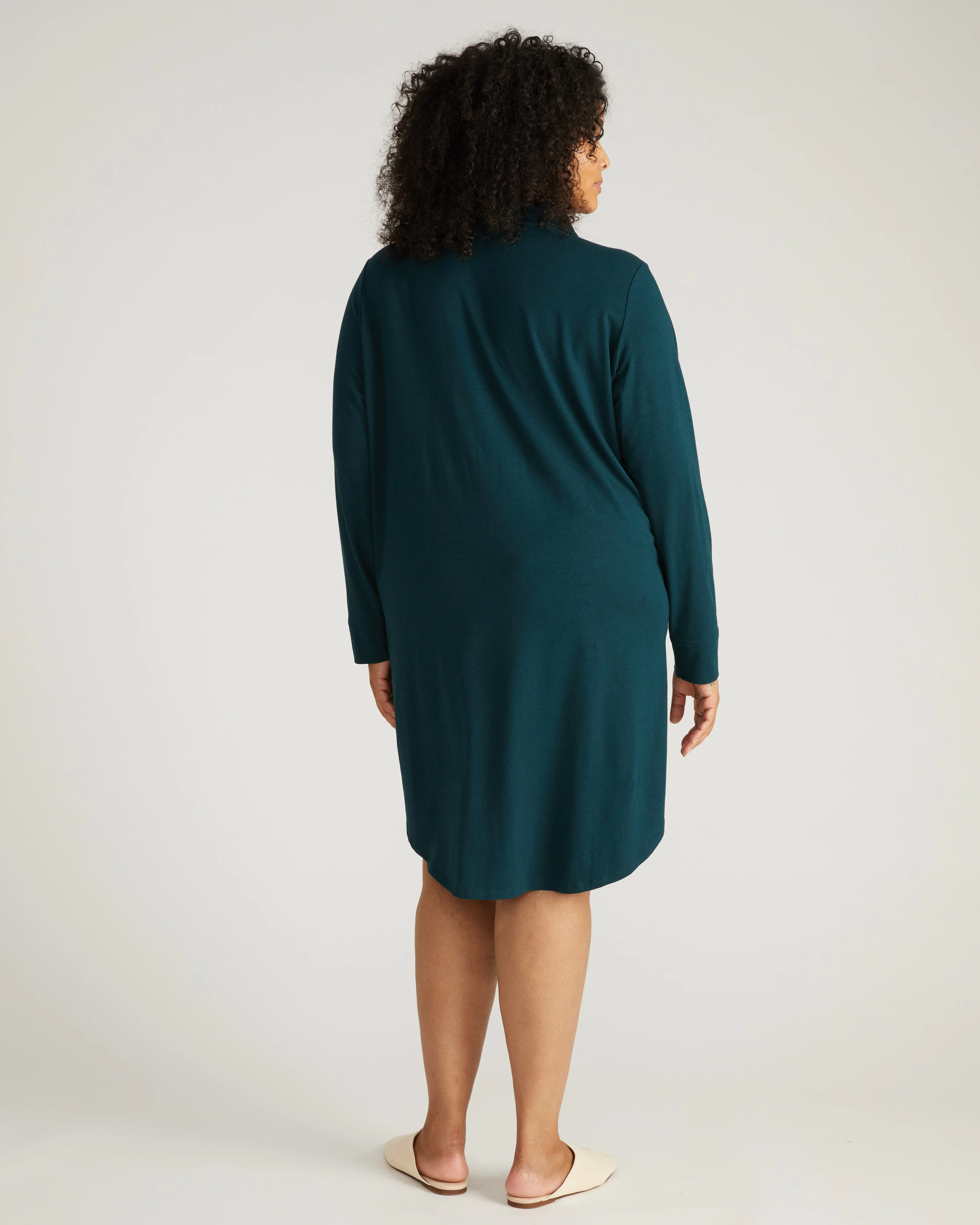 Softie Silky Jersey Sleepshirt - Deep Sea - Image 3