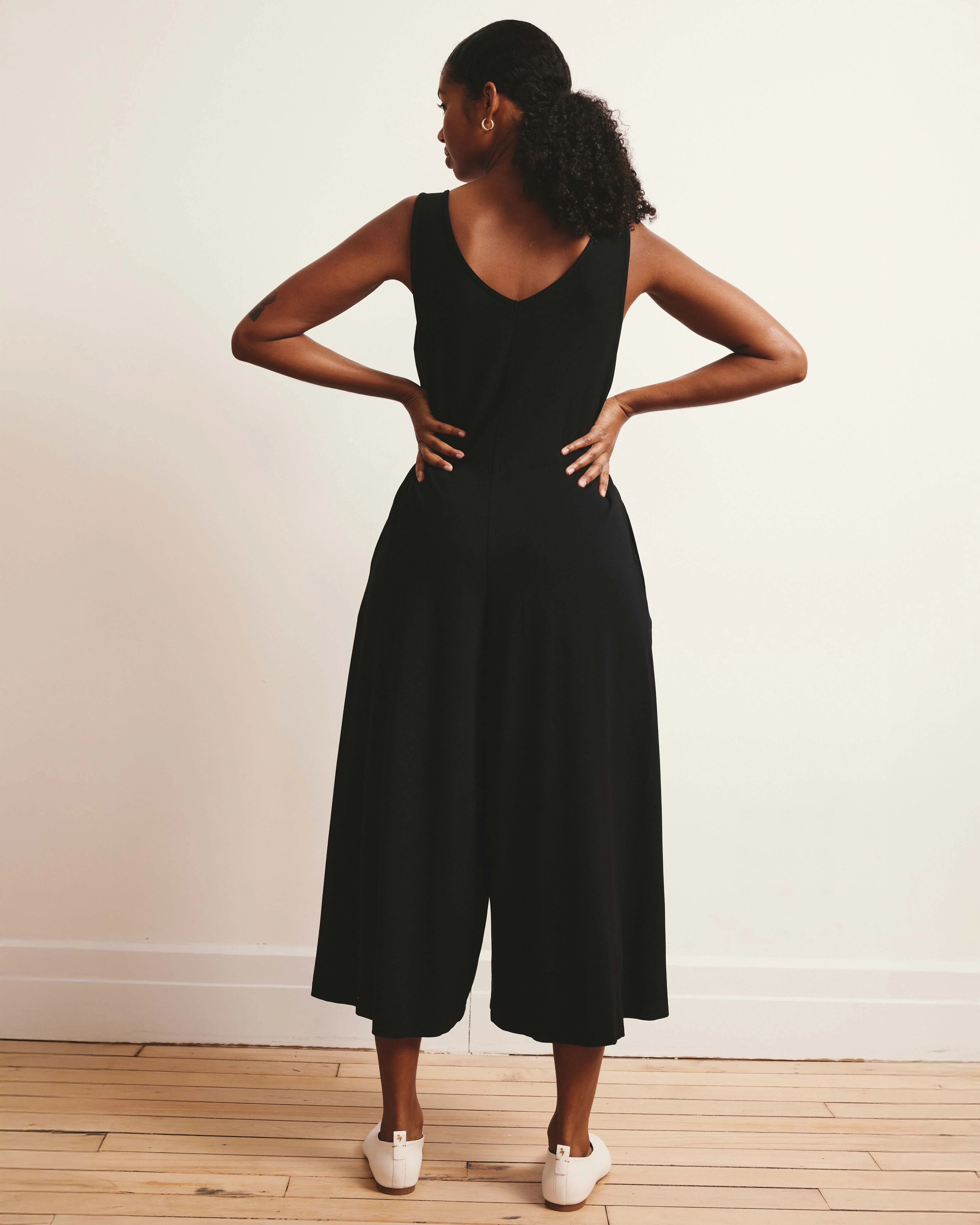 Sunny Divine Jersey Jumpsuit - Black - Image 4