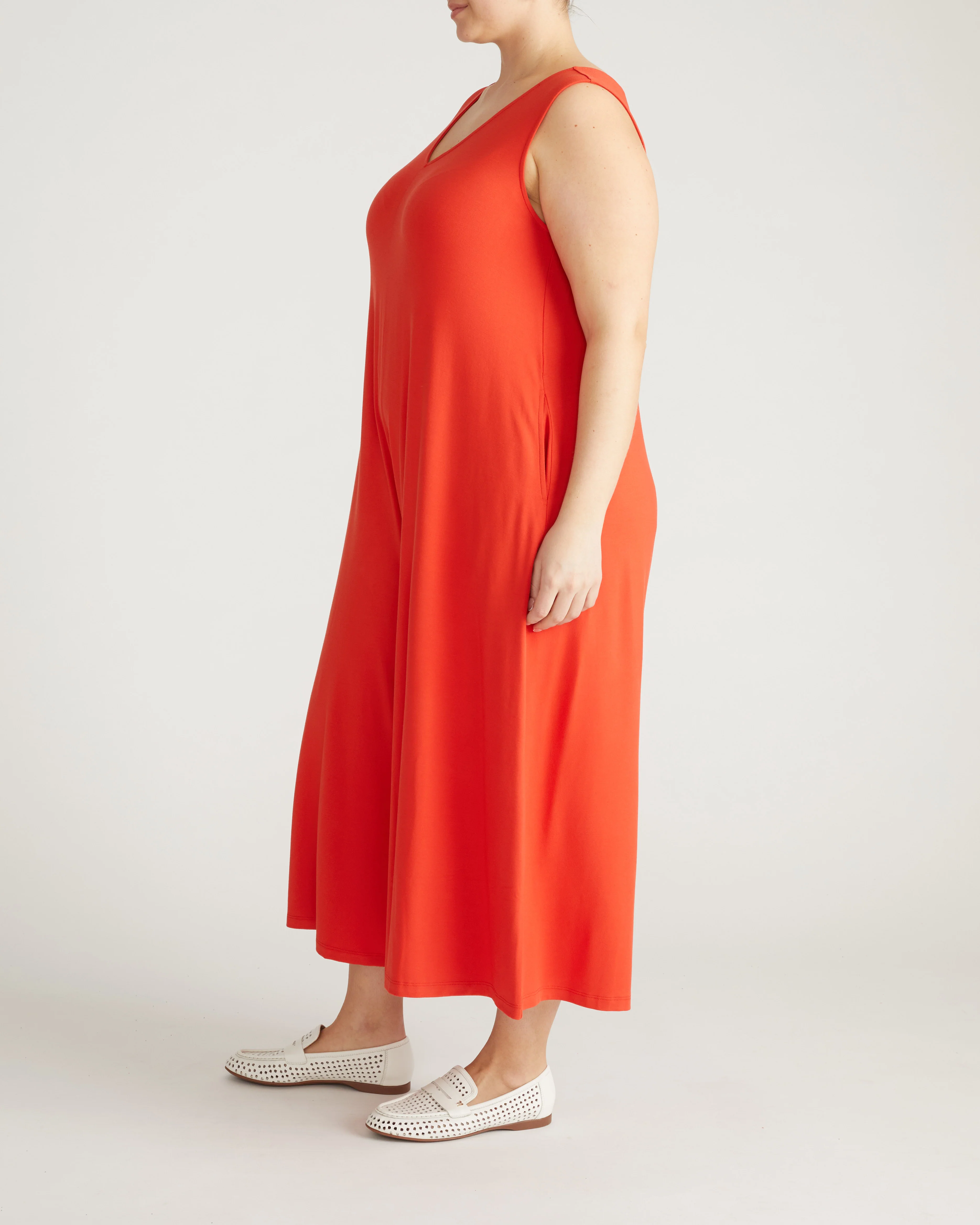 Sunny Divine Jersey Jumpsuit - Shoreline Sunset - Image 3