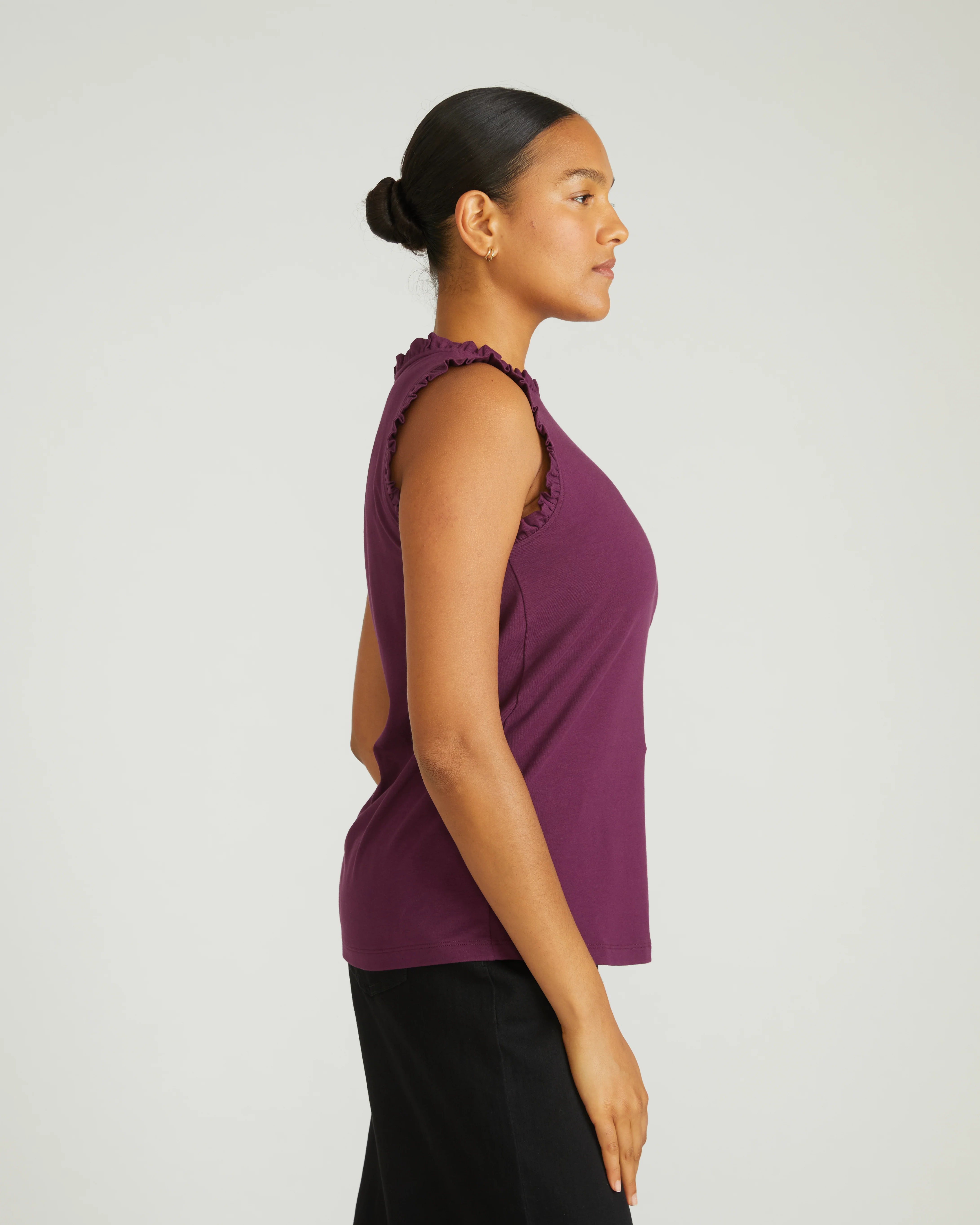 Tabitha Frill Top - Gamay - Image 4
