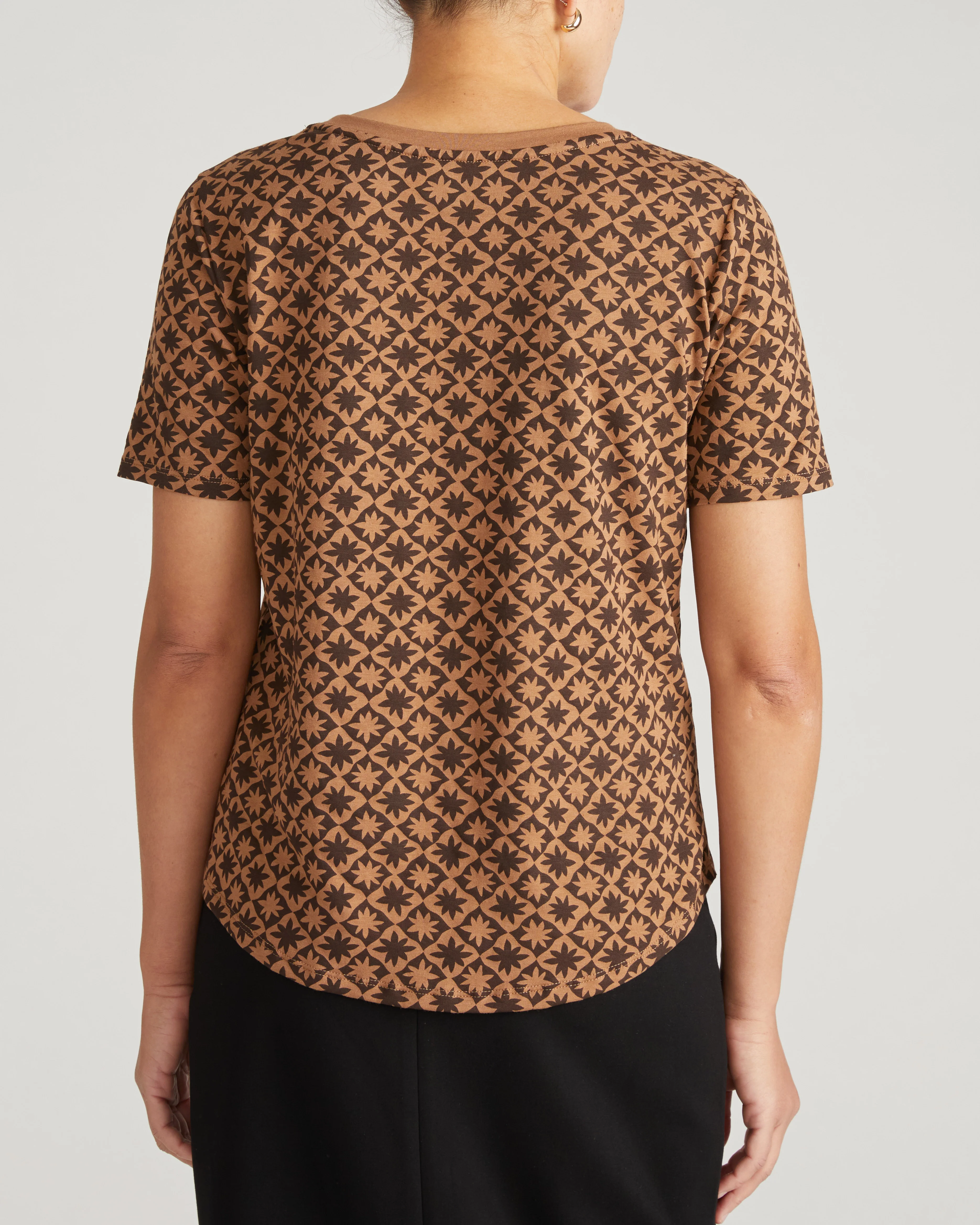 Tee Rex - Brown Hacienda Print - Image 4