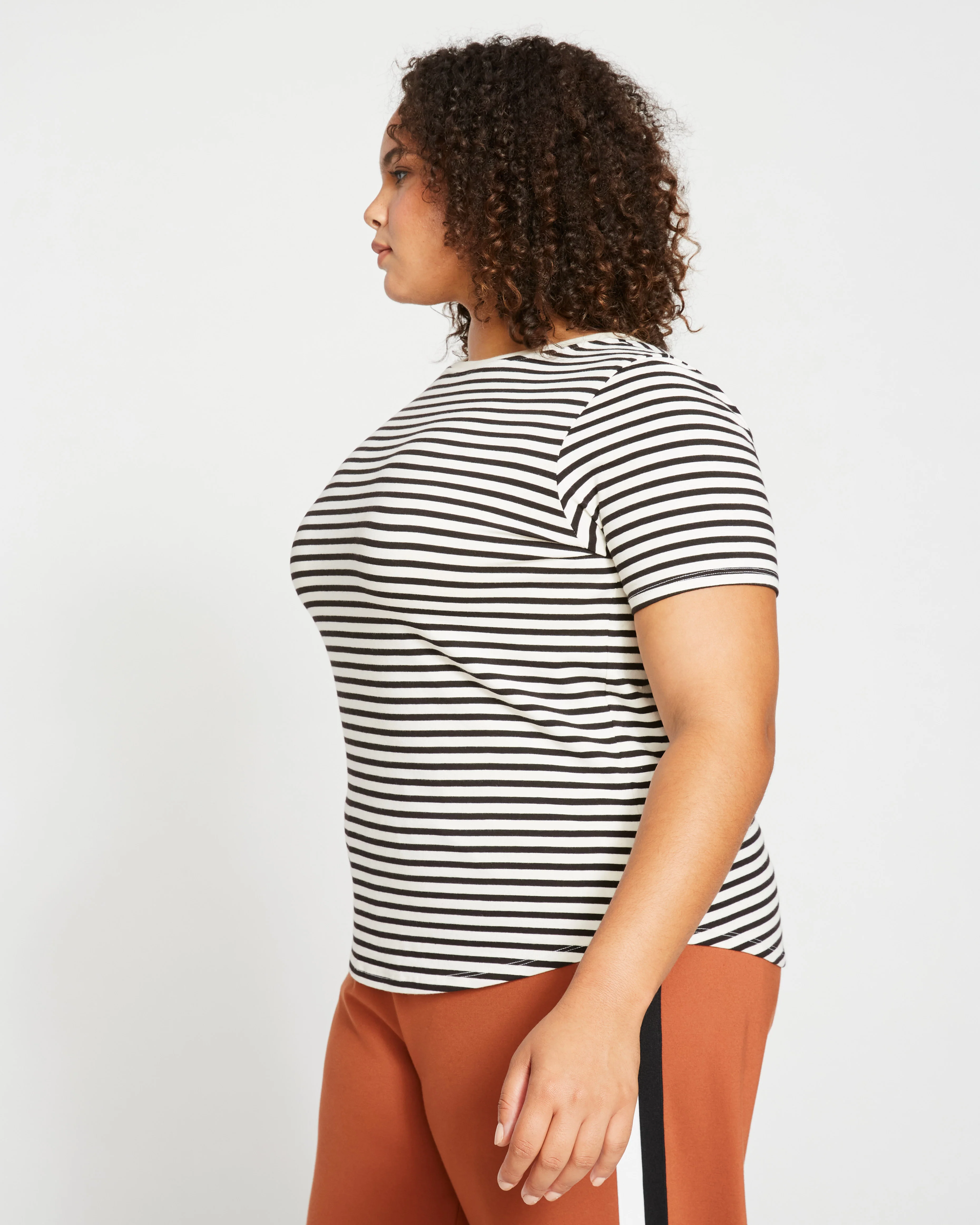 Tee Rex - Ecru/Black Stripe - Image 3