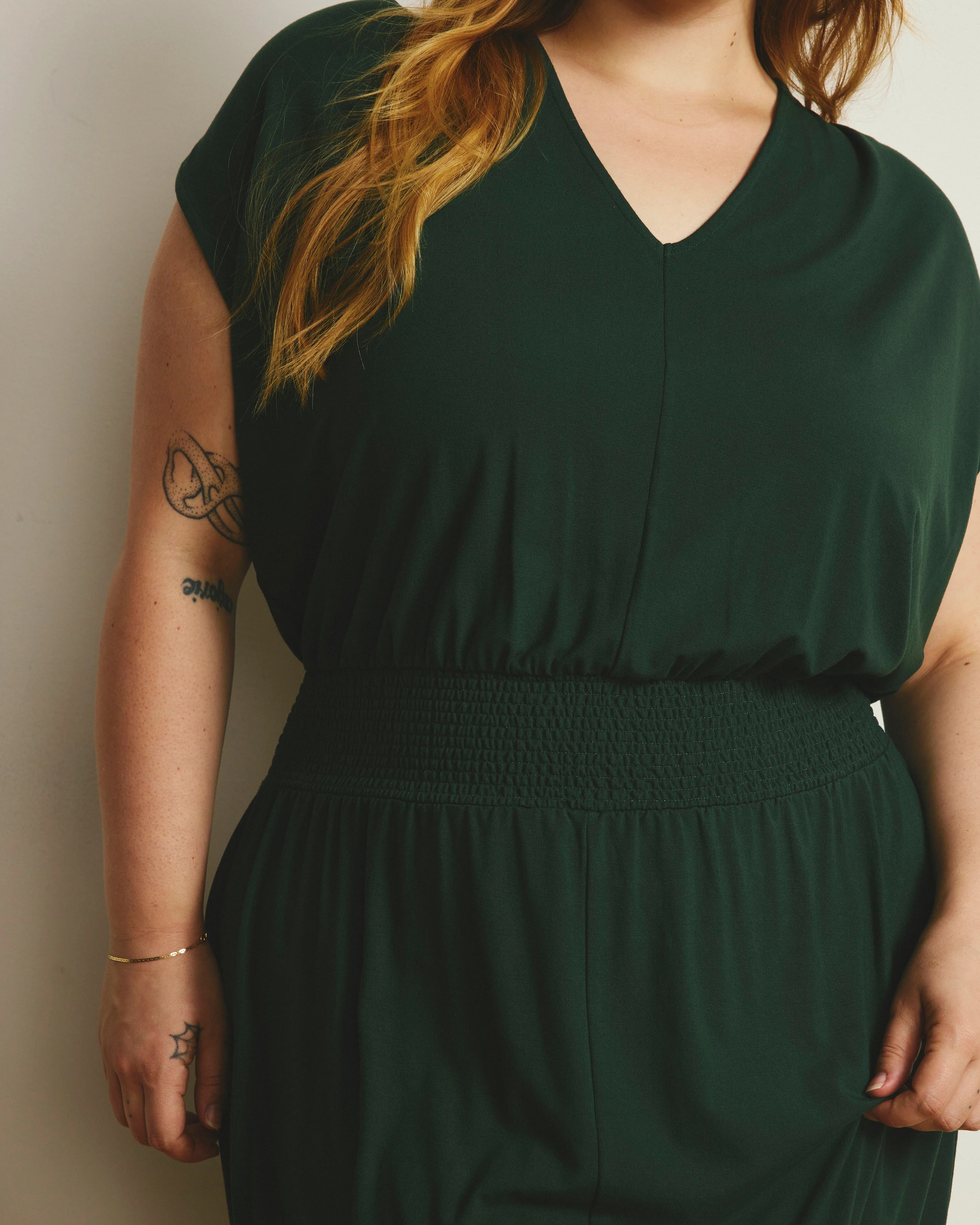 Tish Divine Jersey Kaftan - Conifer - Image 3