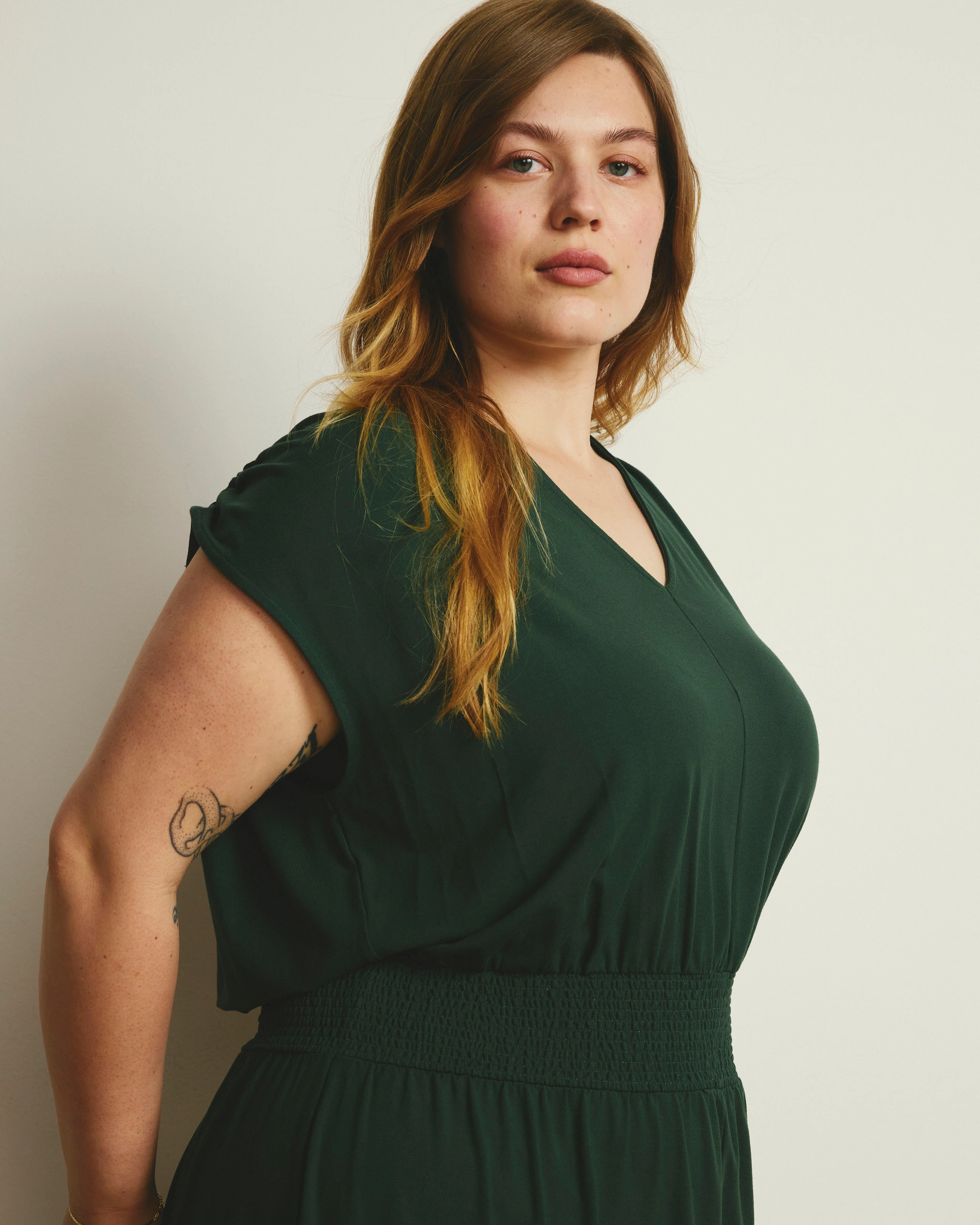 Tish Divine Jersey Kaftan - Conifer - Image 4
