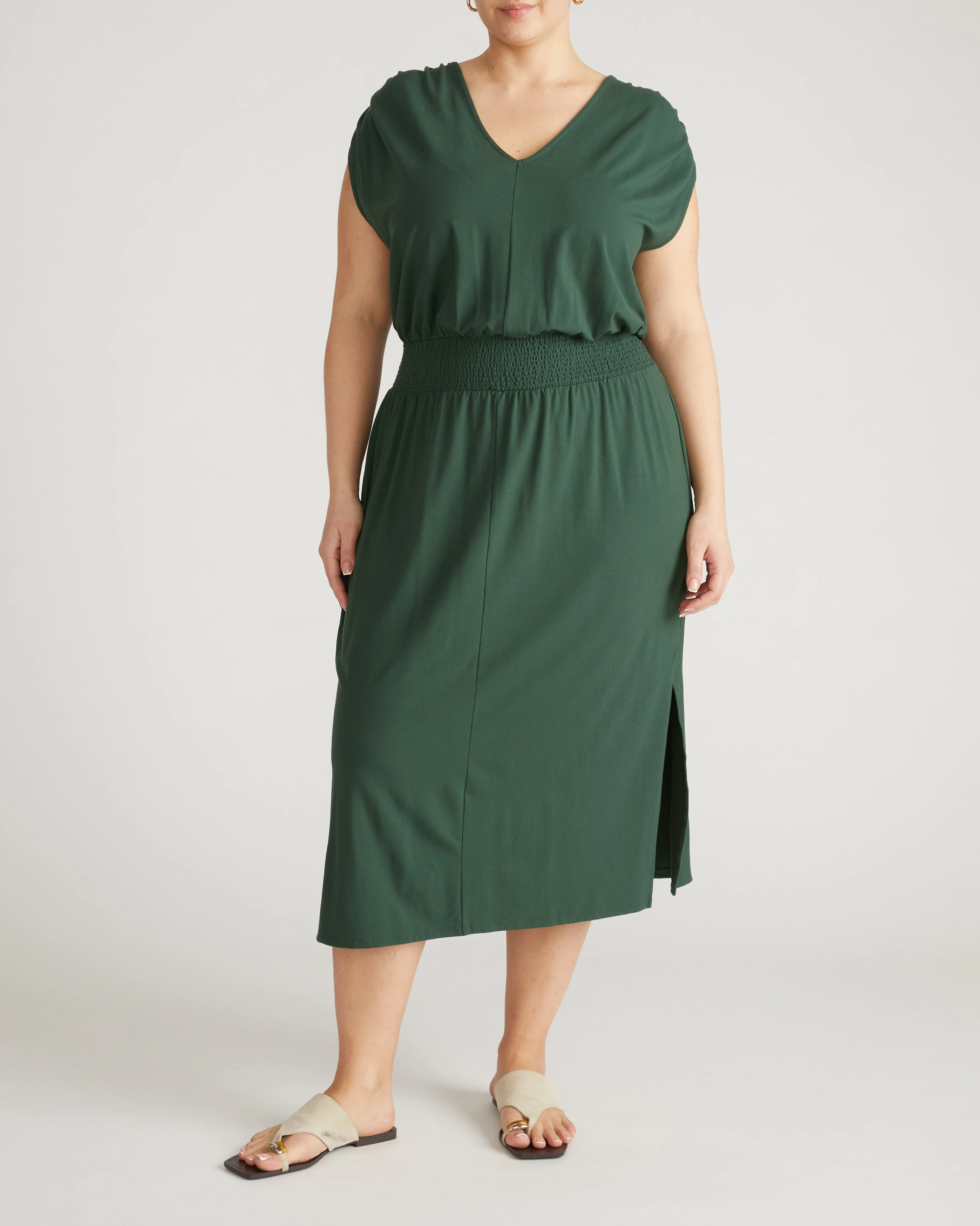 Tish Divine Jersey Kaftan - Conifer - Image 6