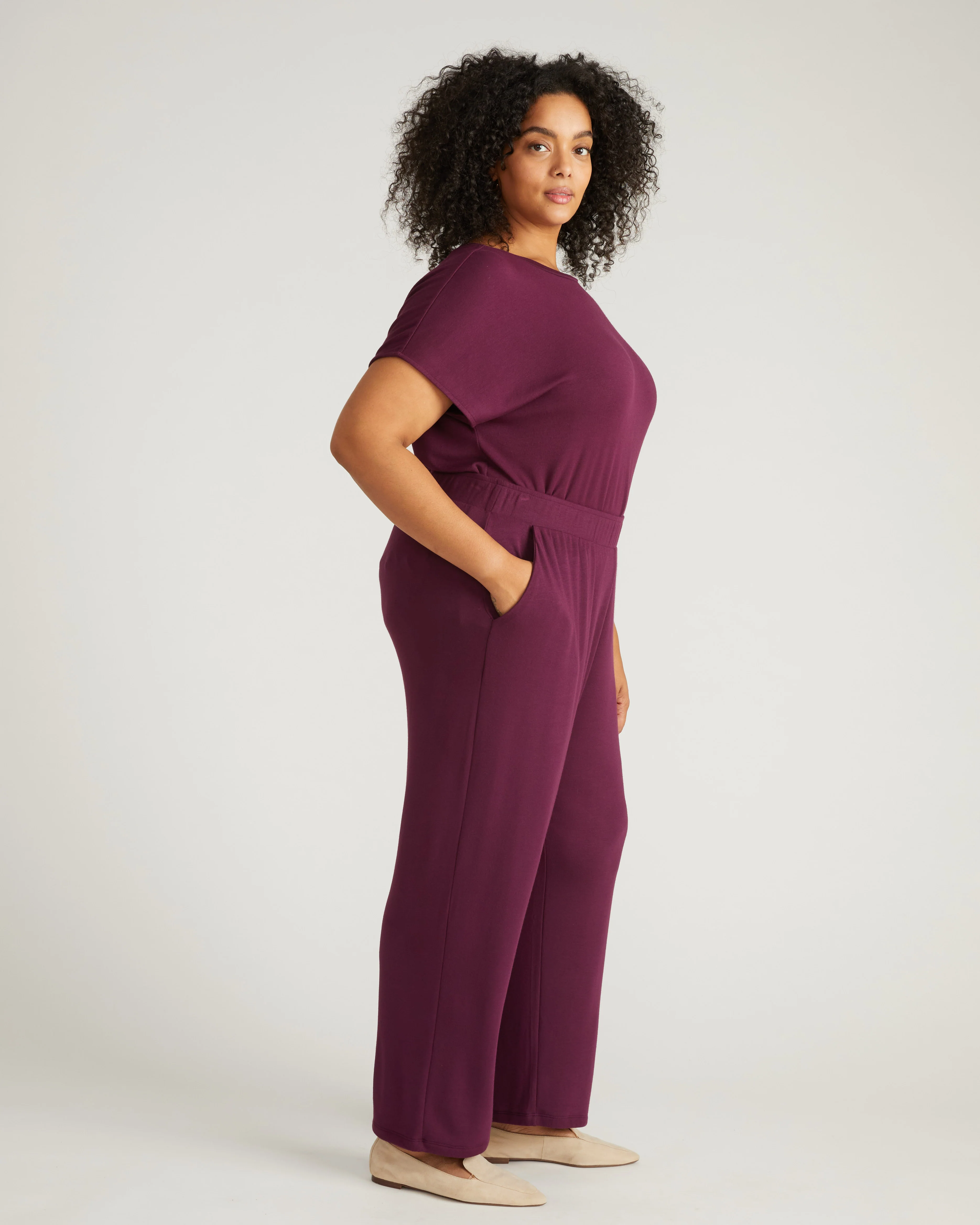 TravelKnit Relaxed Pants - Gamay - Image 2