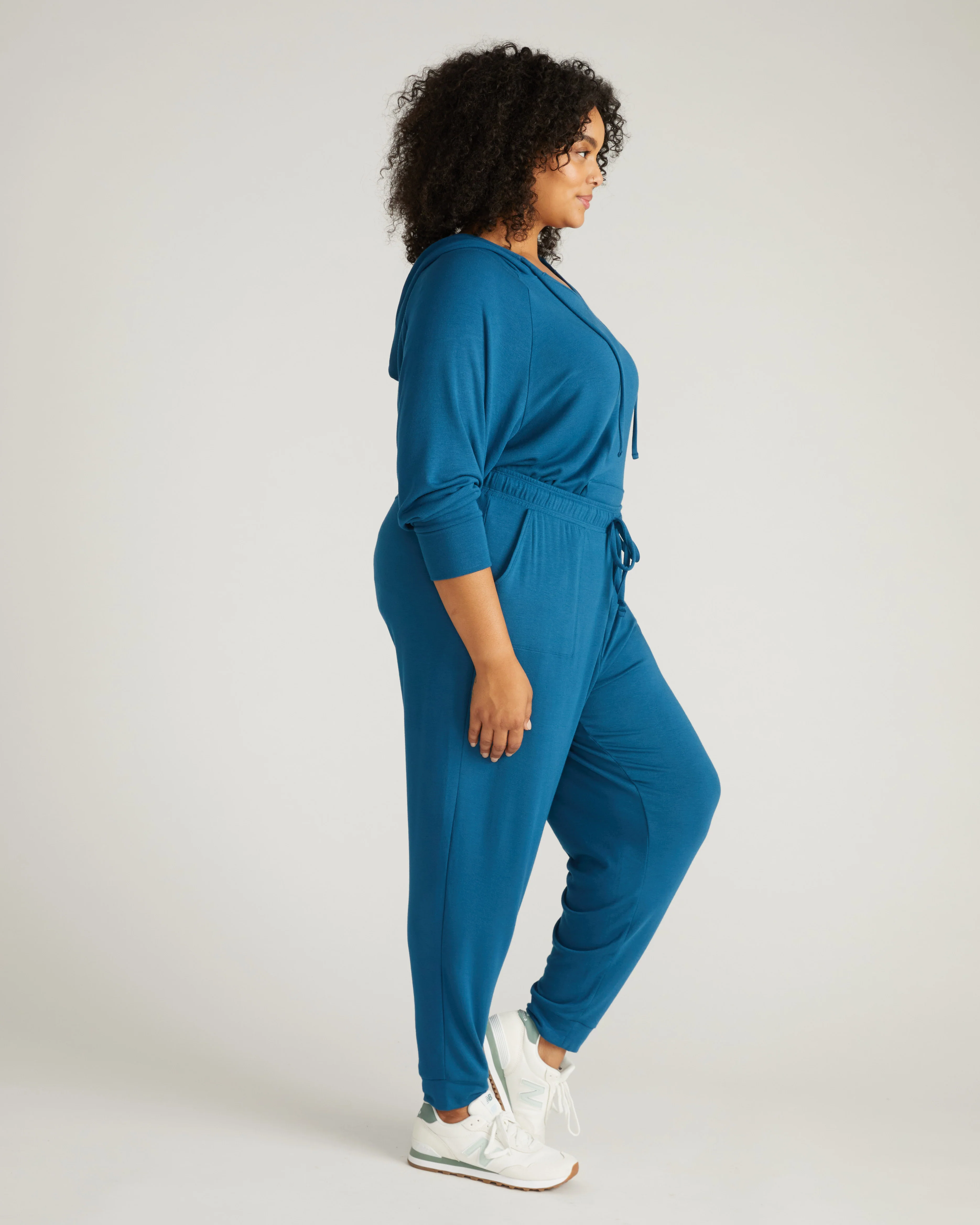 TravelKnit Signature Jogger Pants - Blue Teal - Image 2