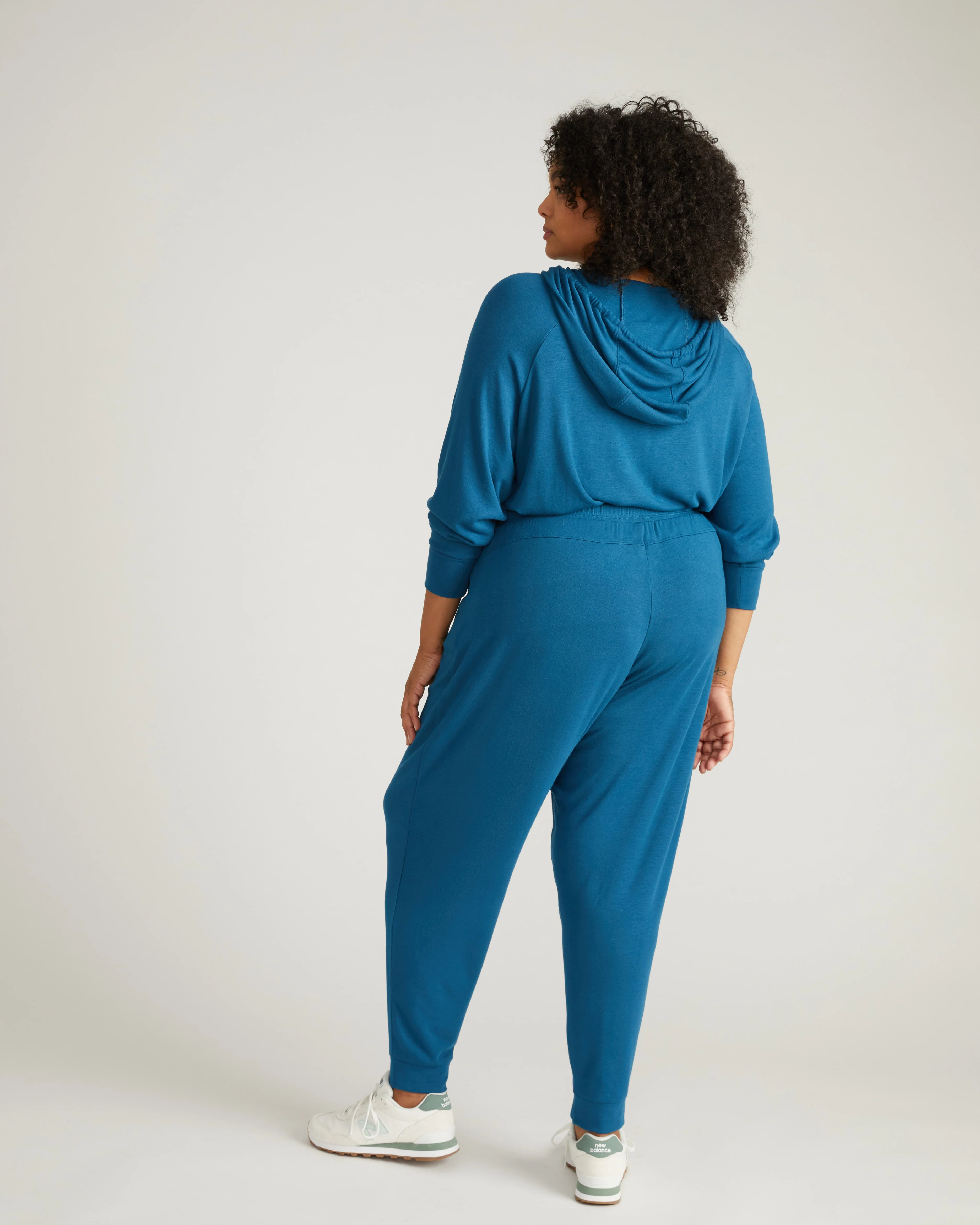 TravelKnit Signature Jogger Pants - Blue Teal - Image 3