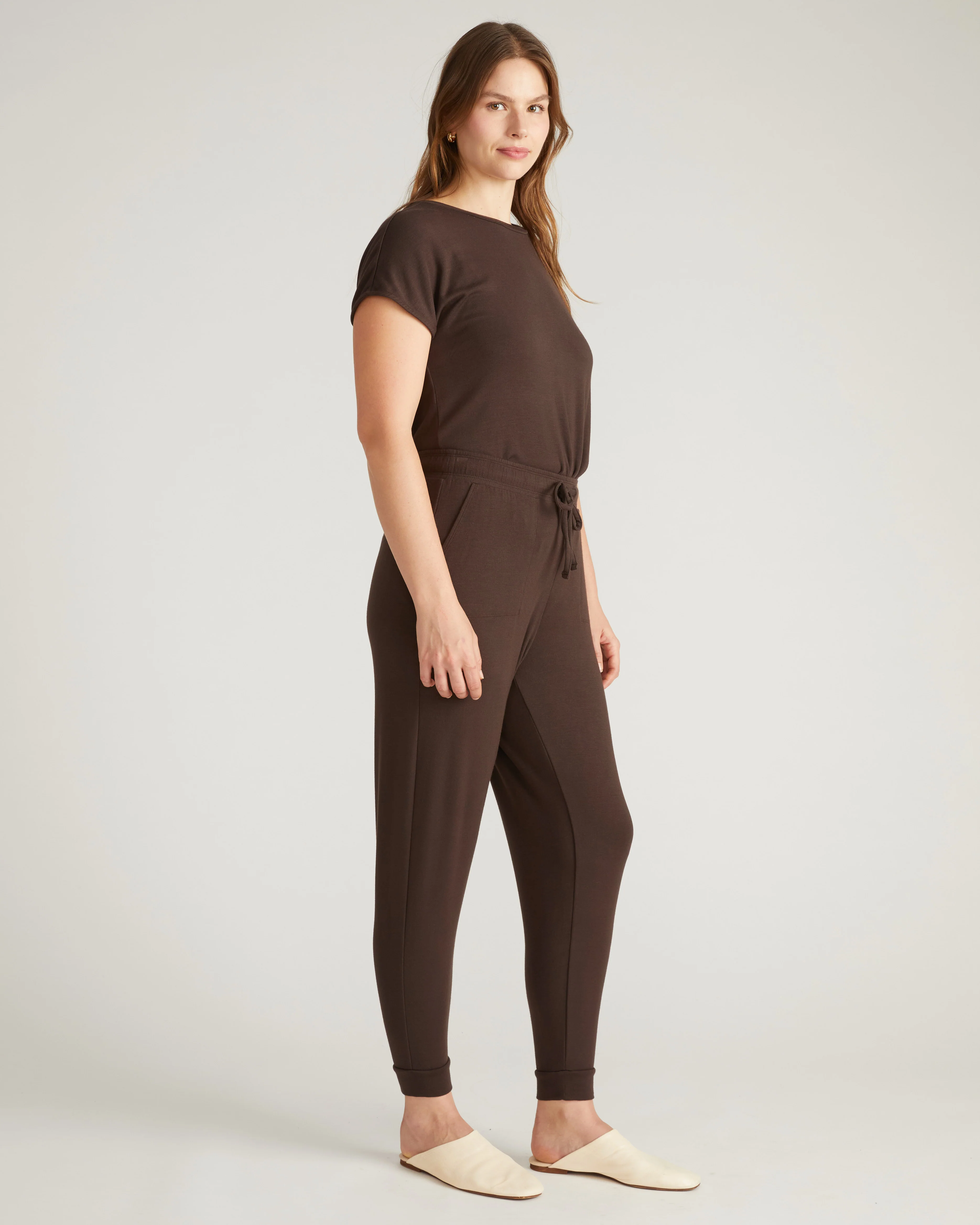 TravelKnit Signature Jogger Pants - Espresso - Image 2
