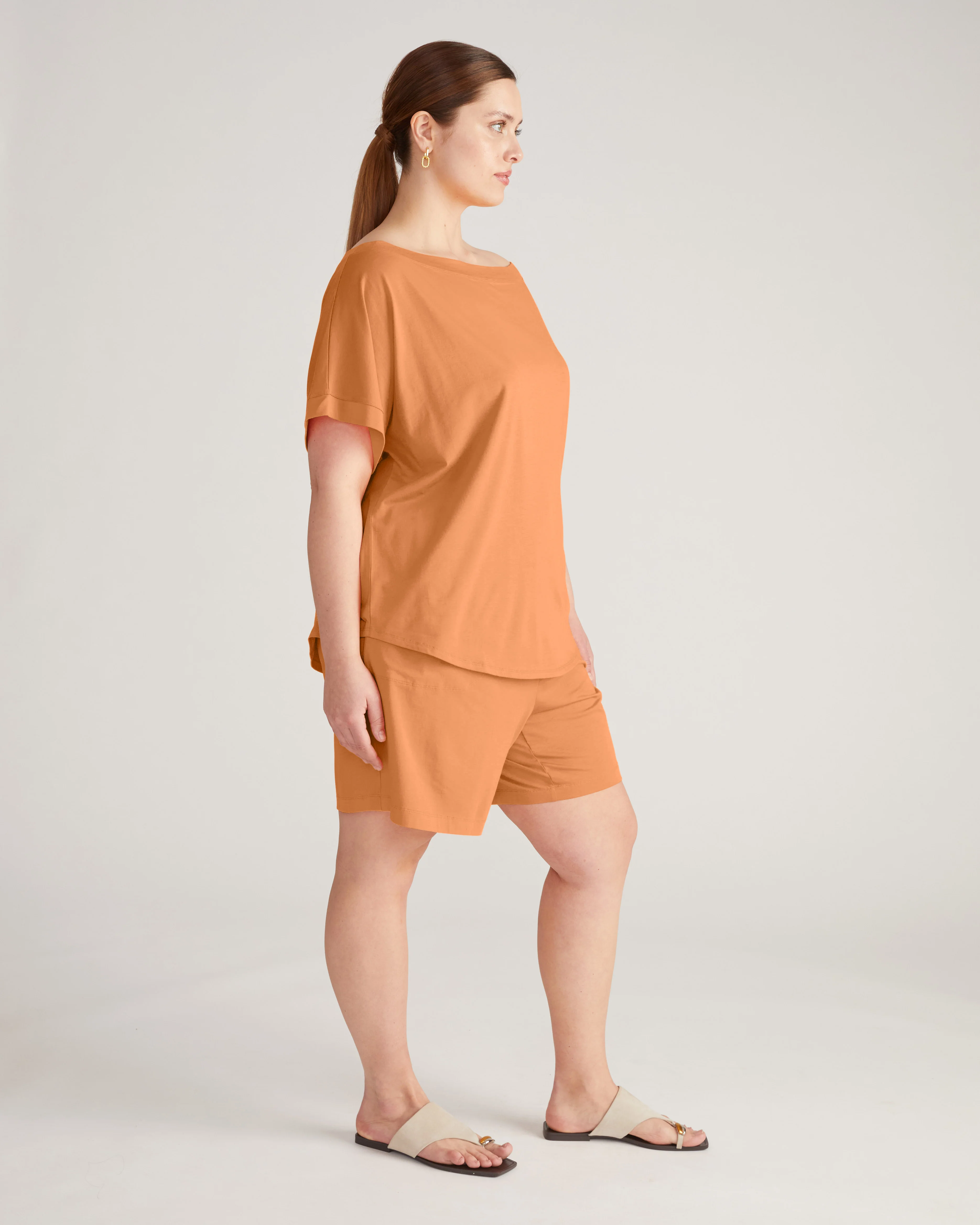 UltimateS Dolci Short Sleeve Top - Melon - Image 2