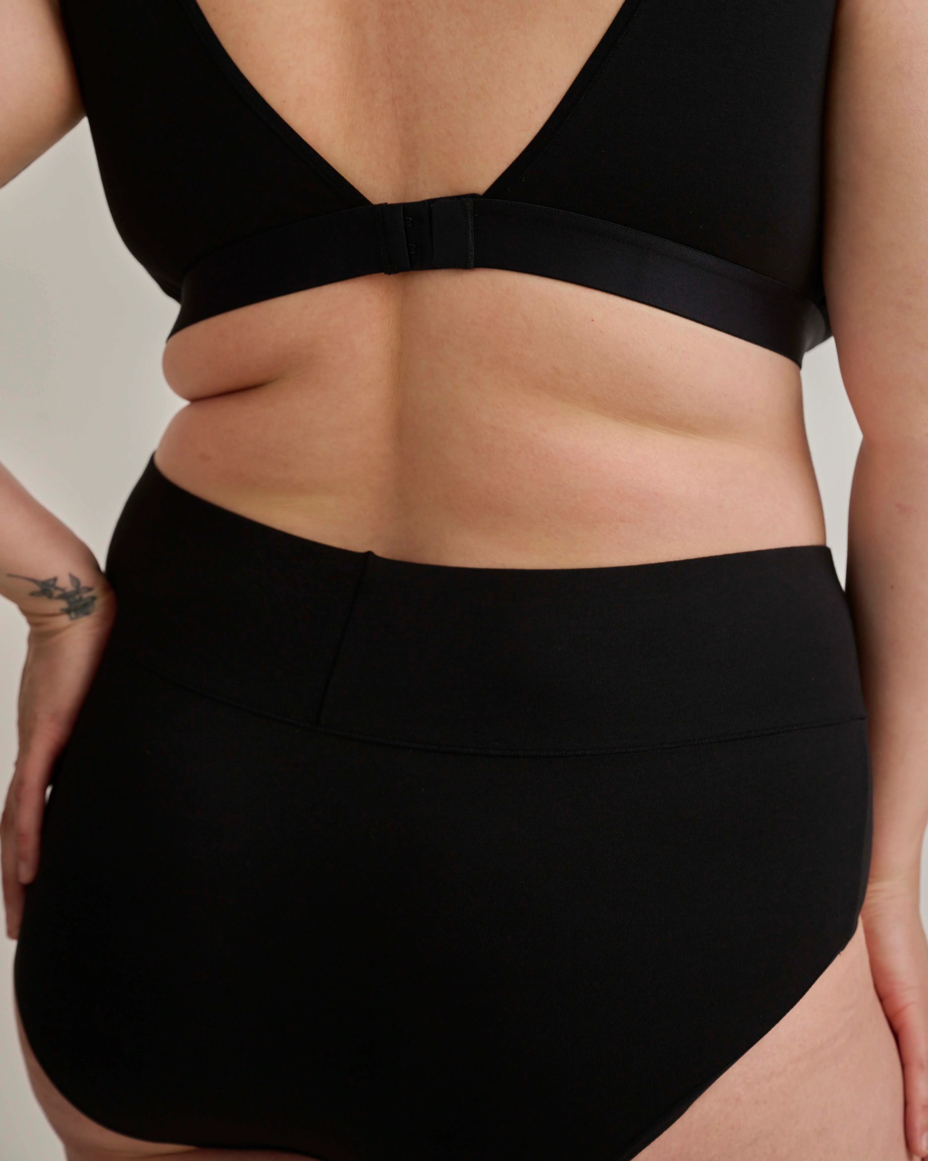 UltimateS Full Coverage High Rise Brief - Black - Image 6