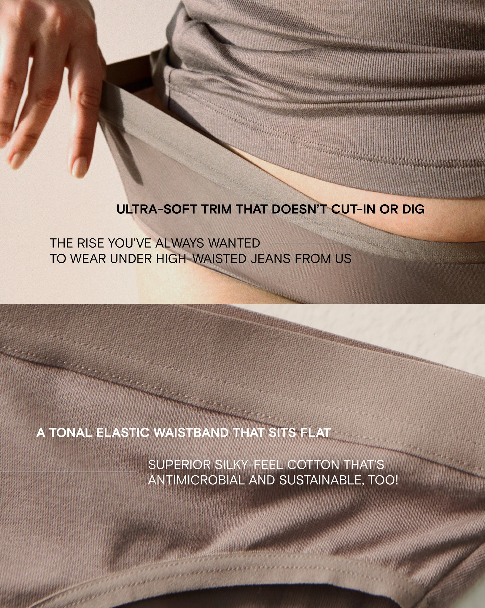 UltimateS High Rise Brief - Black - Image 7