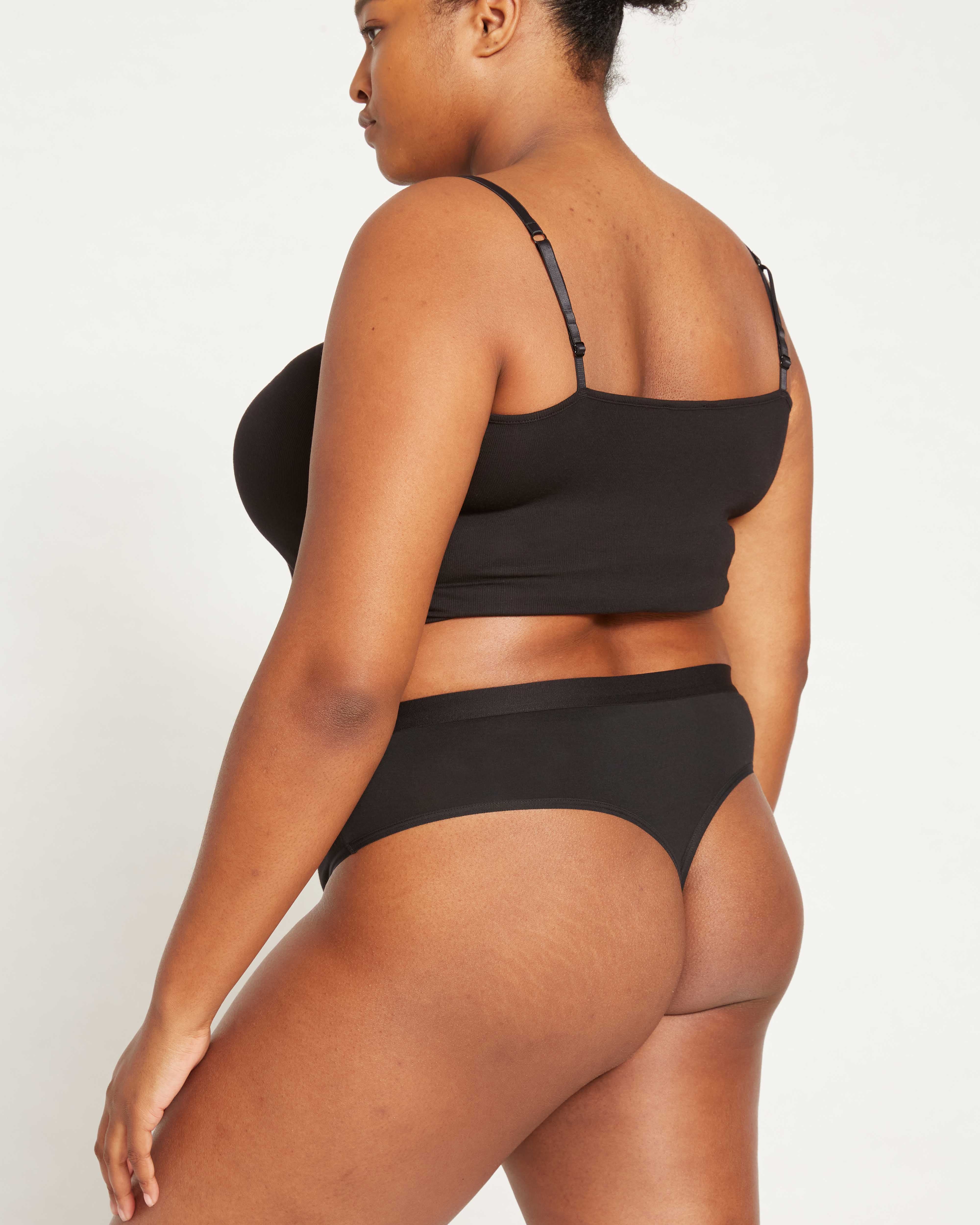 UltimateS High Rise Thong - Black - Image 2