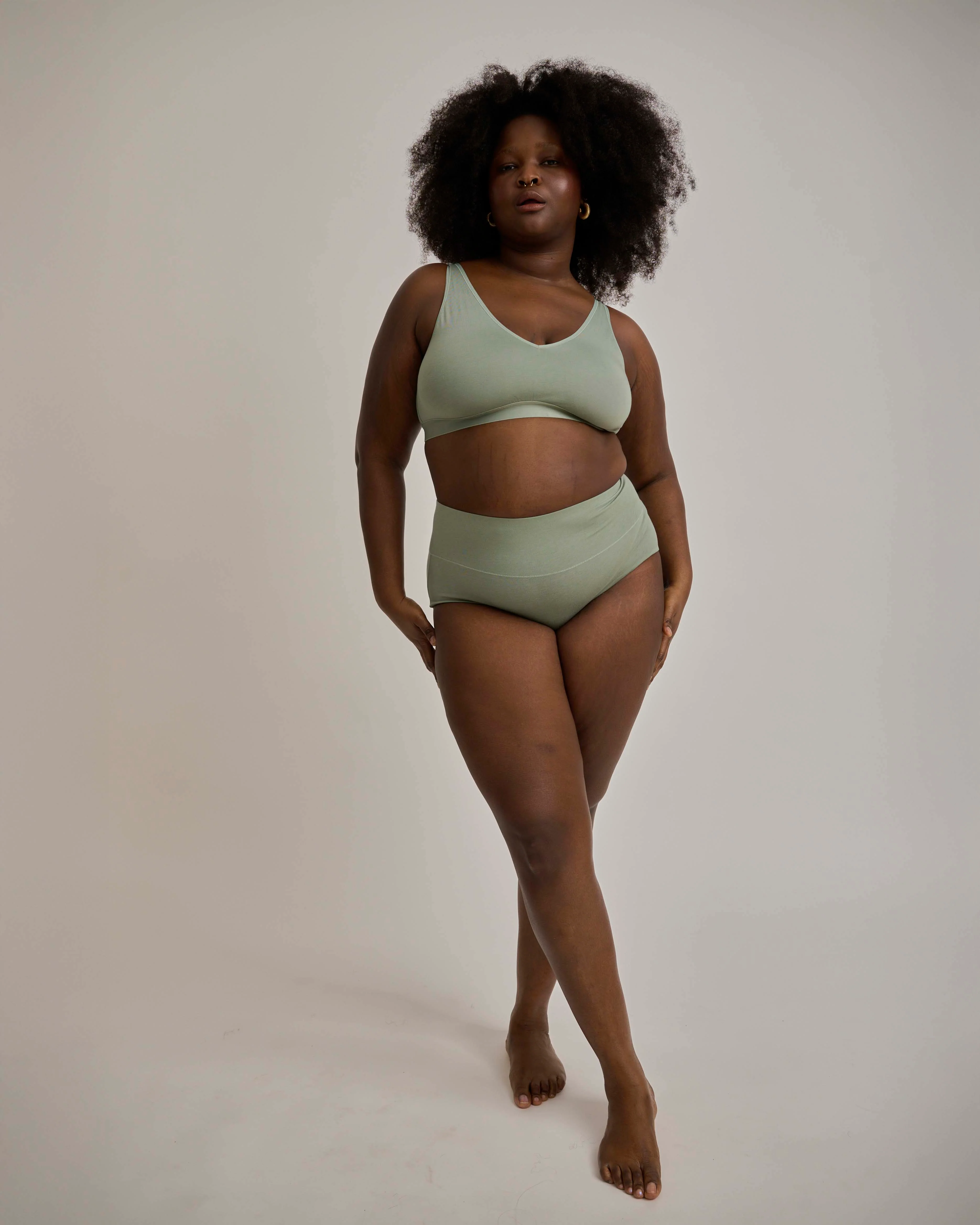 UltimateS Lounge Bra - Sage - Image 7
