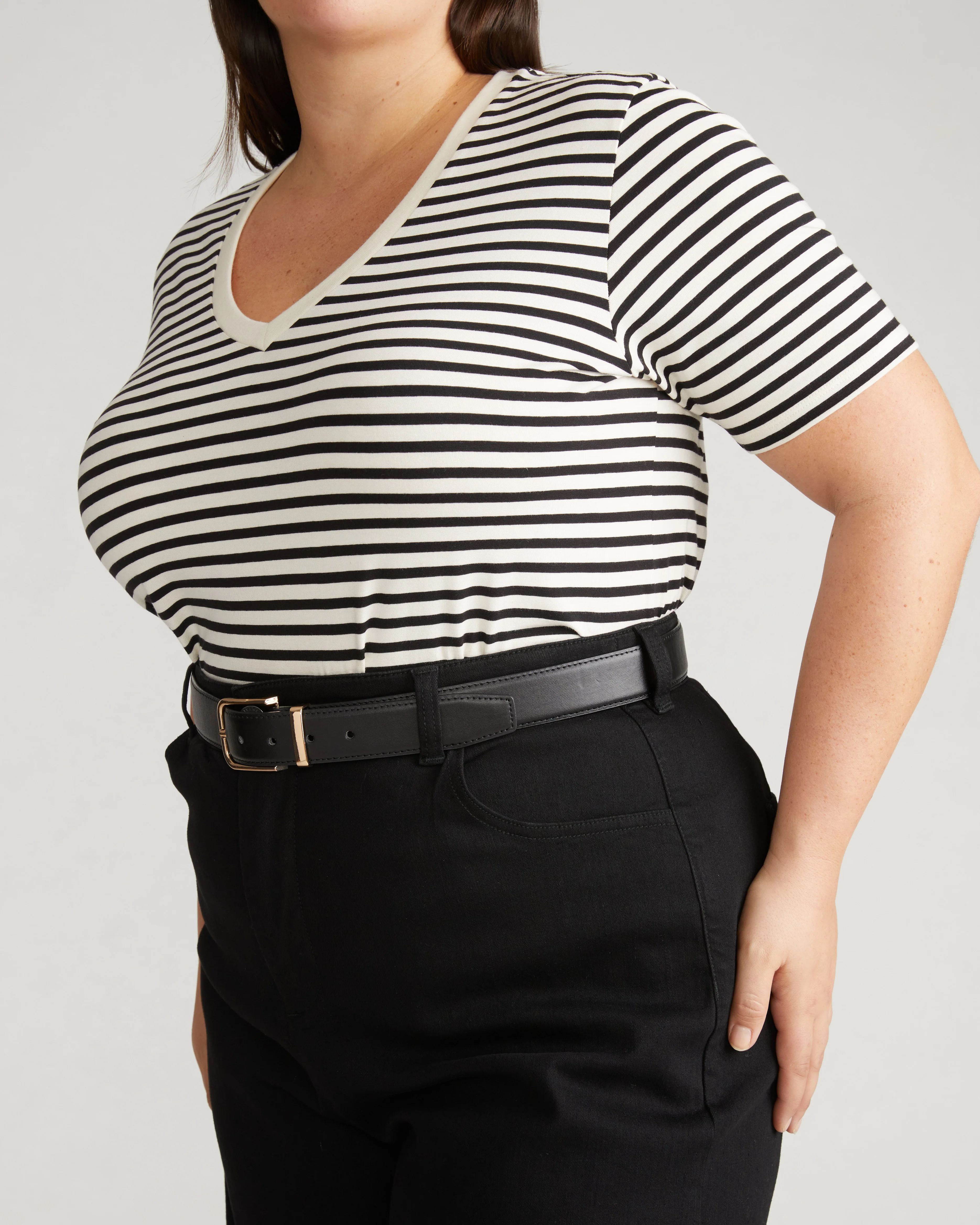 V Rex - Ecru/Black Stripe - Image 3