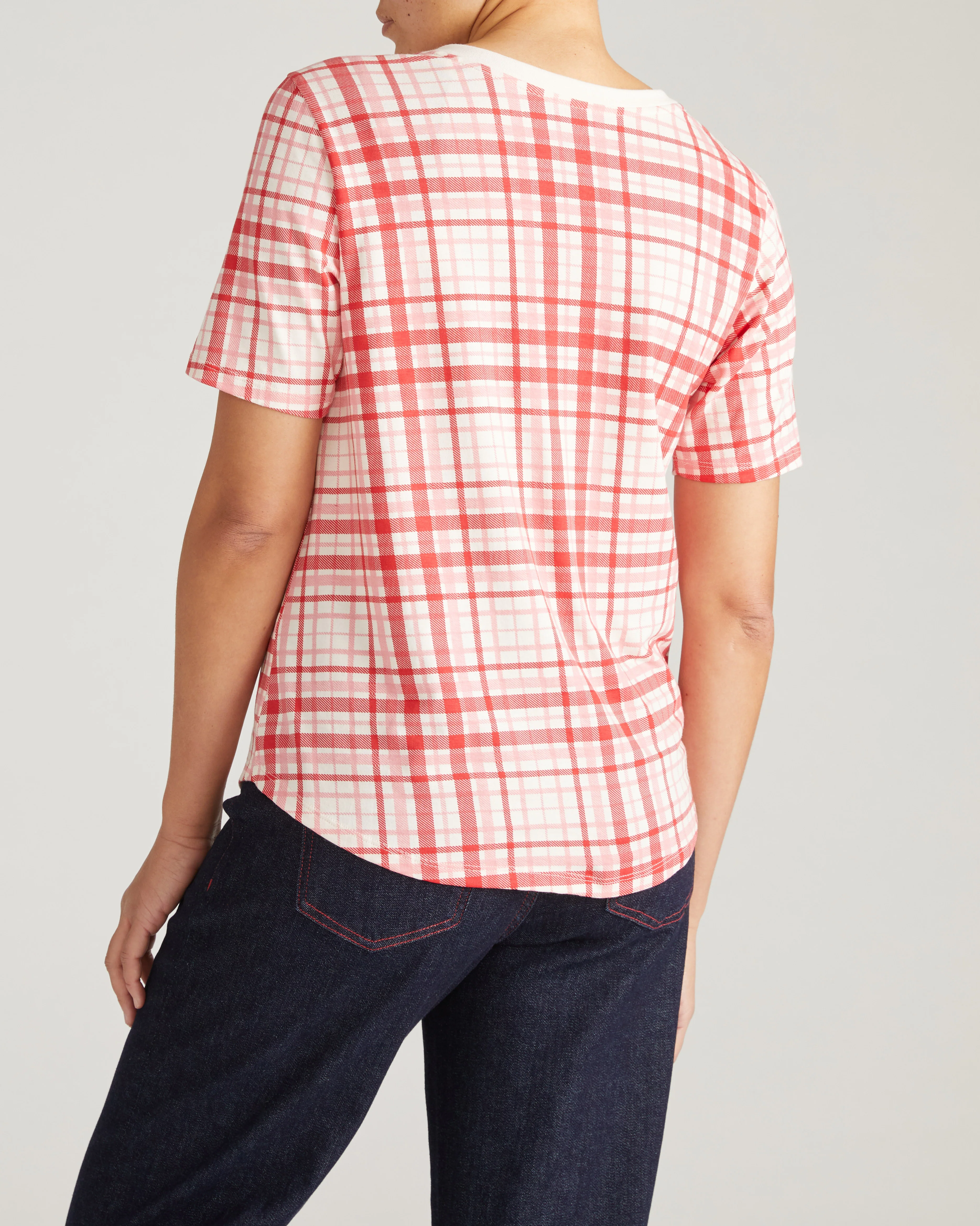 V Rex - Red Plaid Print - Image 6