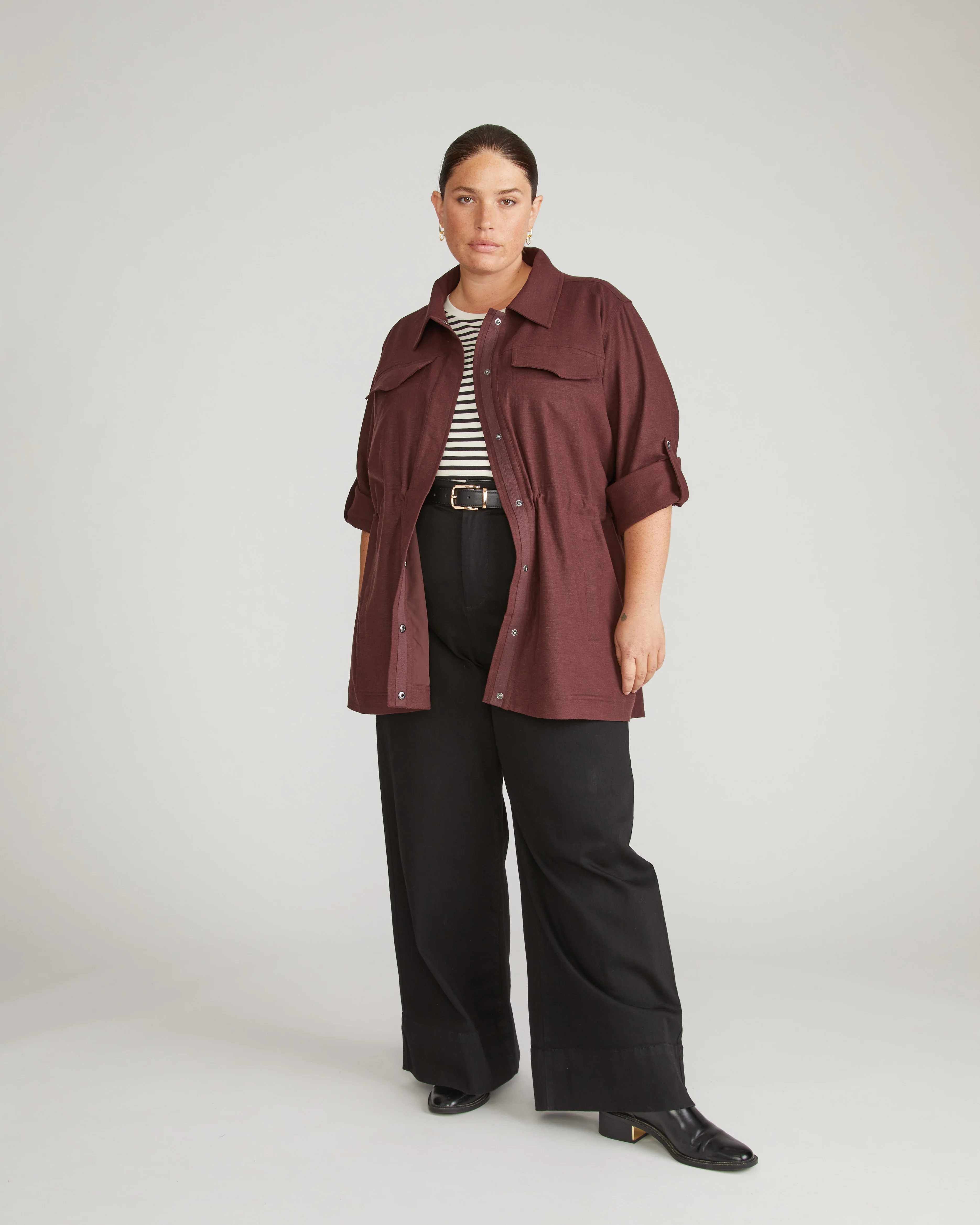 Vineyard Linen Jacket - Brulee - Image 4